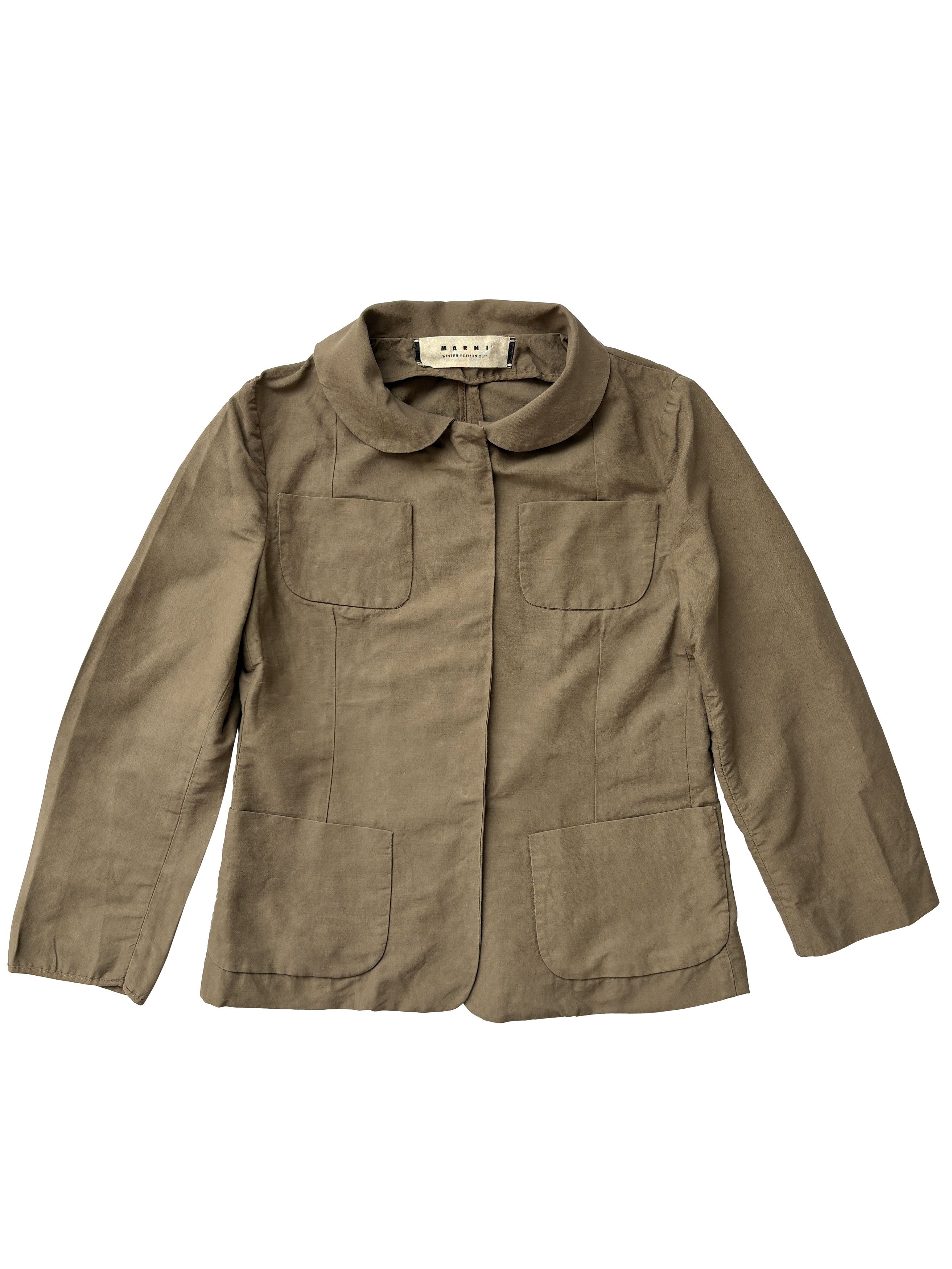 Marni ⚡️QUICK SALE⚡️ 2011 Marni Light Brown Short Jacket Size M / US 6-8 / IT 42-44 - 1 Thumbnail