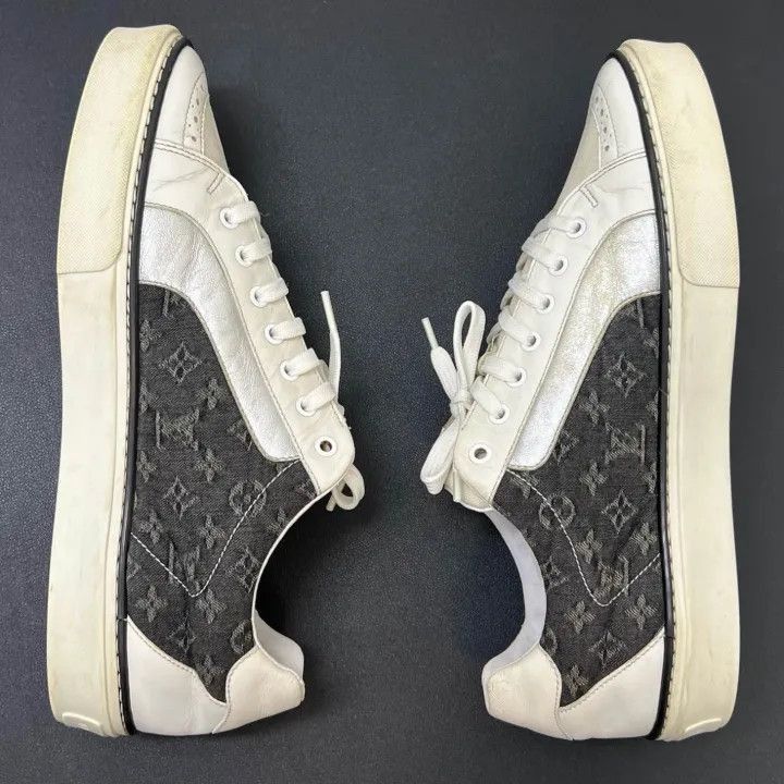 Louis Vuitton Louis Vuitton Stylish Black and White Sneakers -2508 Size US 8.5 / EU 41-42 - 6 Thumbnail