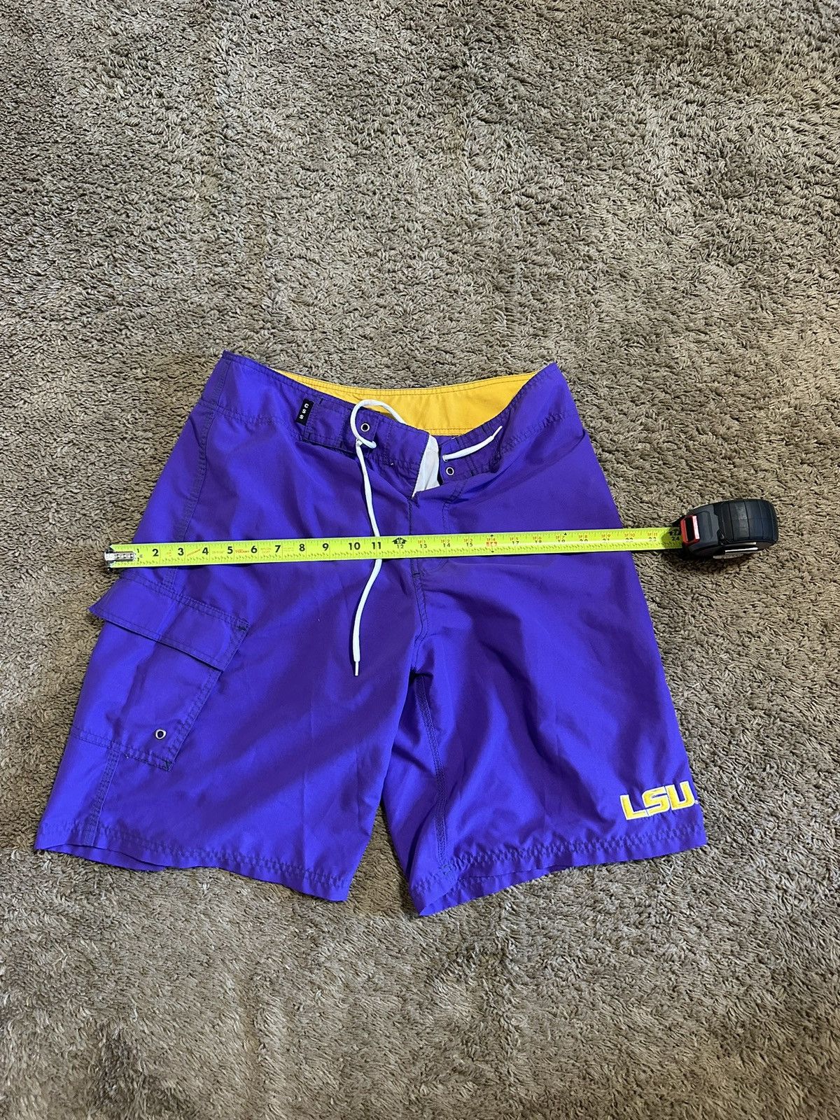 NCAA Vintage LSU Tigers swim trunks 90s size 32/ medium Size US 34 / EU 50 - 4 Thumbnail