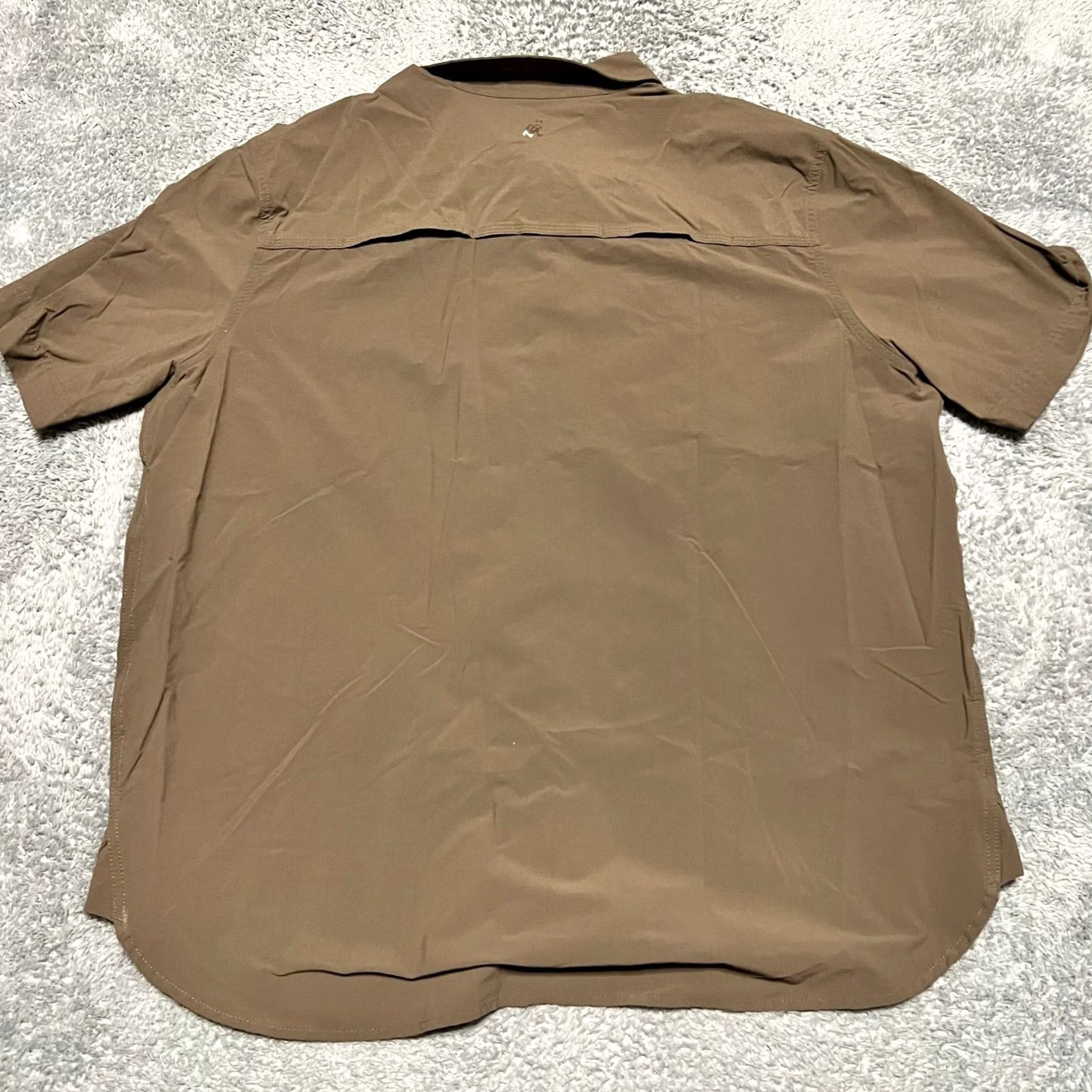 Gramicci Gramicci Shirt Mens 2XL Brown Camp Short Sleeve Nylon Vented Hiking Gorpcore Size US XXL / EU 58 / 5 - 4 Thumbnail