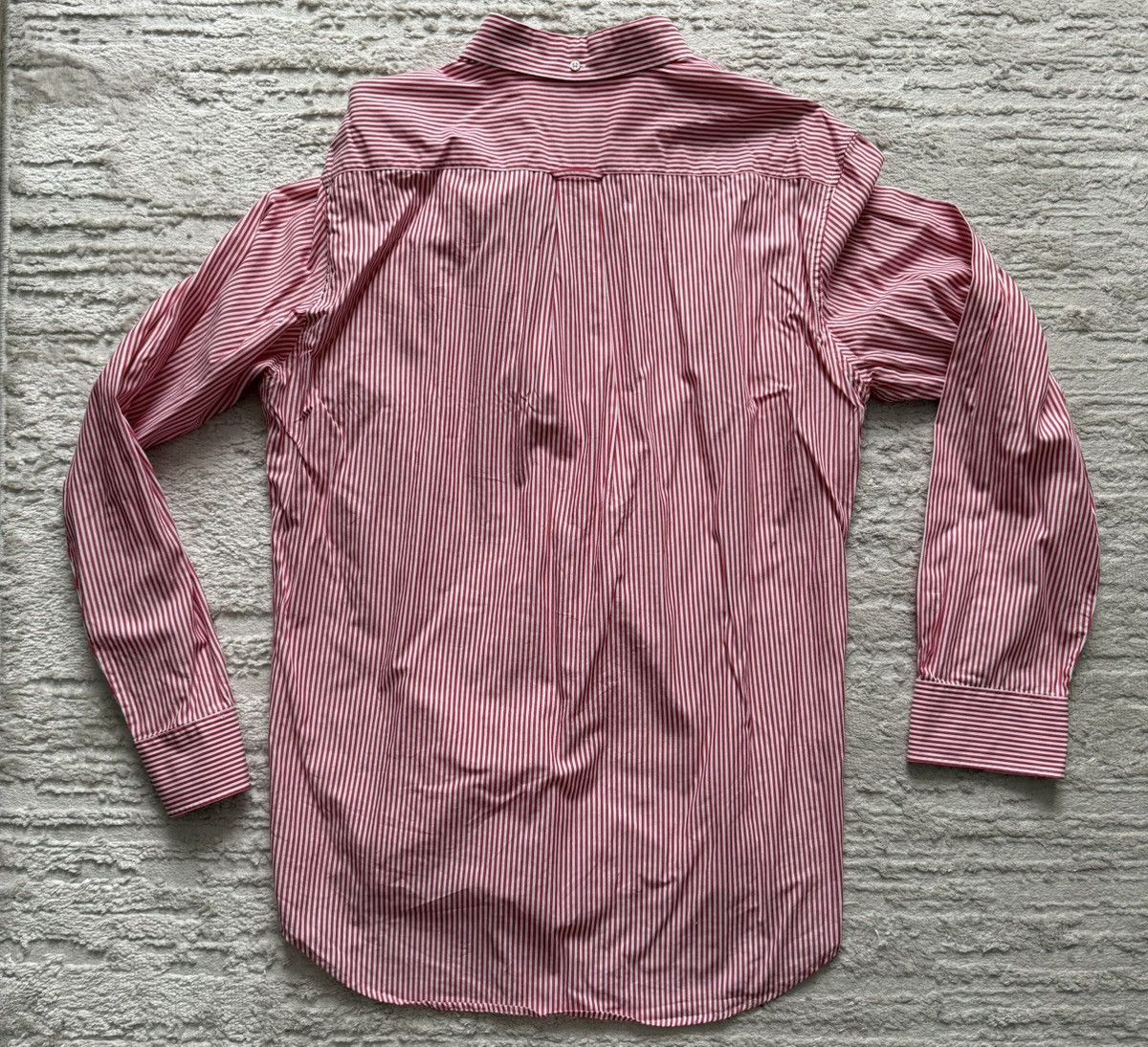 Gant GANT The Poplin Banker Red White Long Sleeve Shirt Size Mens Size US L / EU 52-54 / 3 - 2 Thumbnail