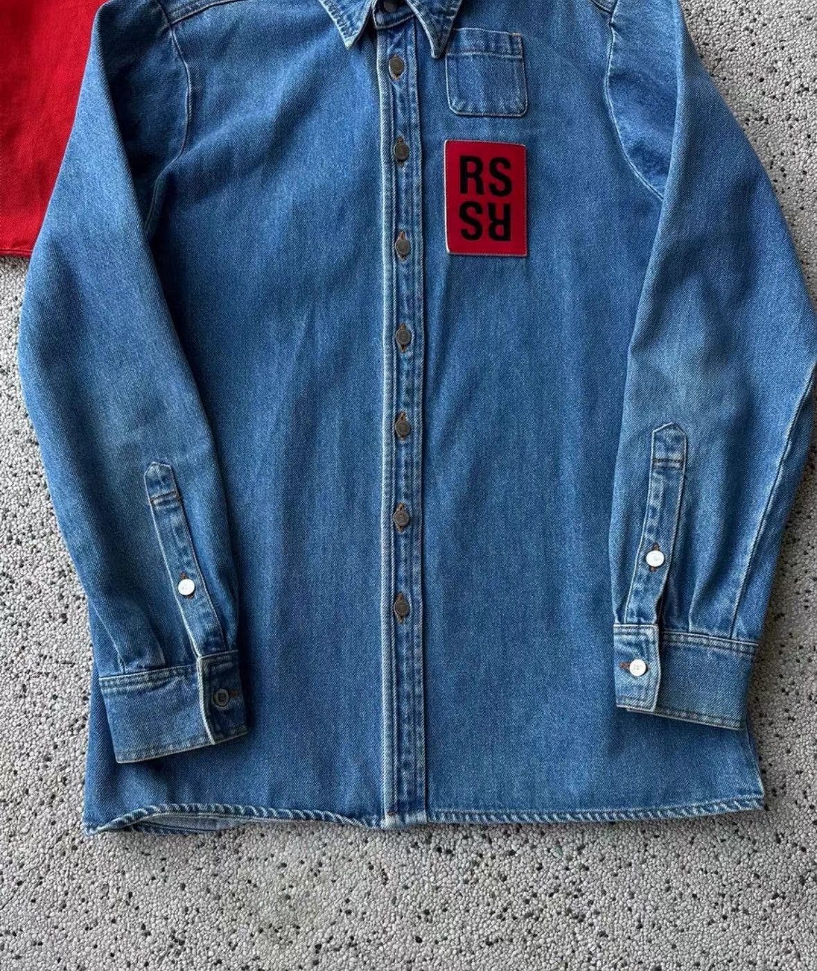 Raf Simons Raf Simons oversize denim shirt.-2505 Size US L / EU 52-54 / 3 - 4 Thumbnail