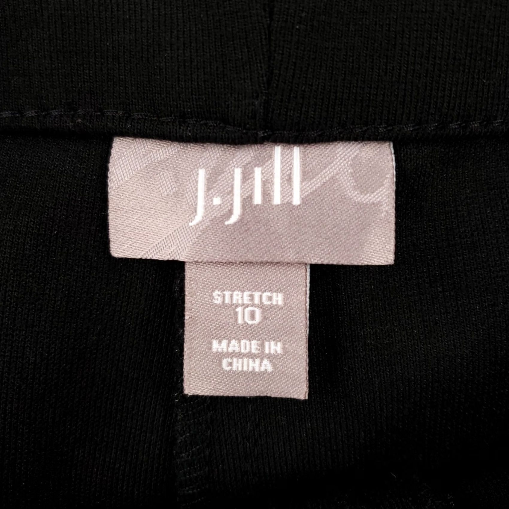 J. Jill J. Jill Dress Pants Womens 10 Black Mid-Rise Slim Straight Stretch Officewear Dress Pants Womens 10 Black Slim Straight Officewear Size 32" / US 10 / IT 46 - 3 Thumbnail