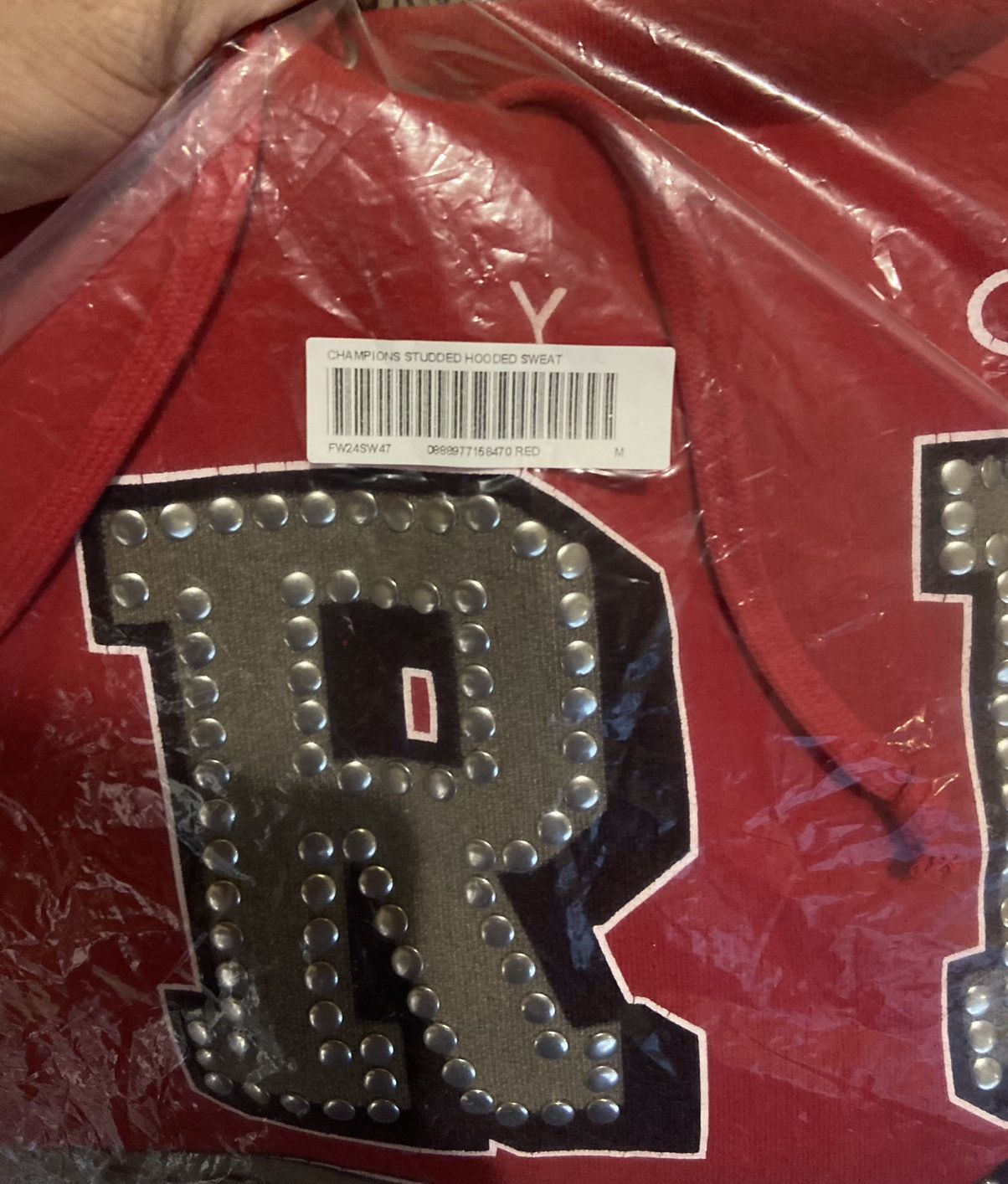 Supreme Supreme Champions Studded Hooded Sweatshirt size Medium Size US M / EU 48-50 / 2 - 3 Thumbnail