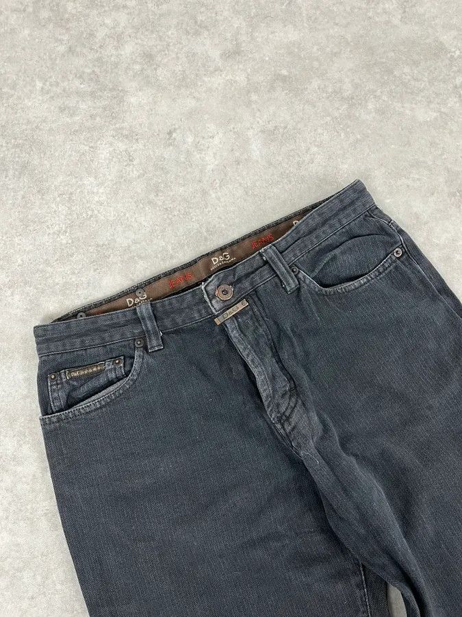 Dolce & Gabbana AW2003 Dolce & Gabbana Black Denim Jeans Size US 30 / EU 46 - 6 Thumbnail