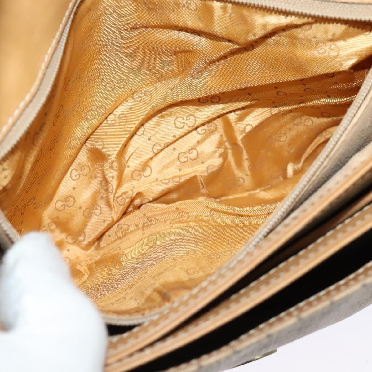 Gucci GUCCI Micro GG Supreme Shoulder Bag Pvc Beige Gold 001 406 Size ONE SIZE - 22 Thumbnail