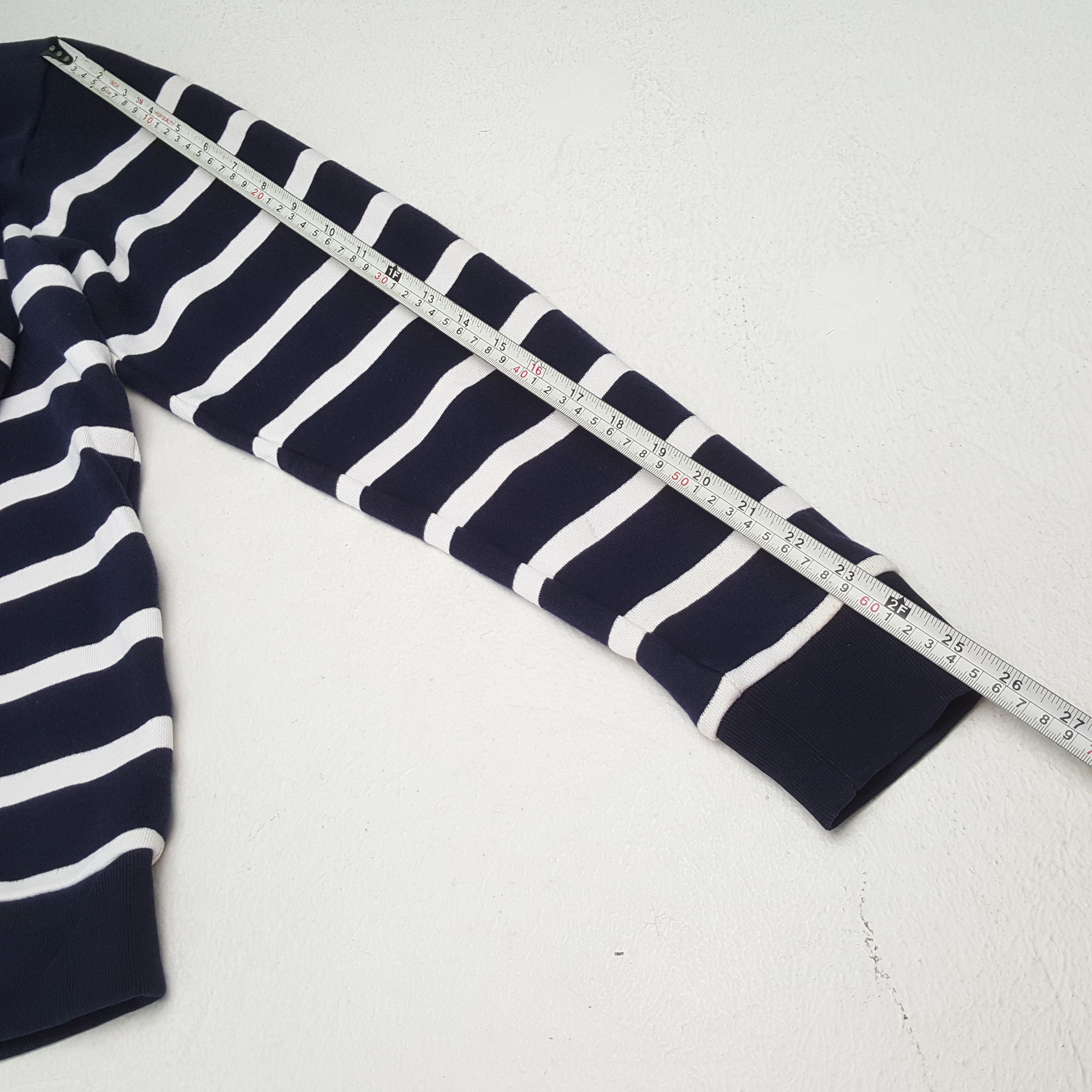 Lacoste × Vintage LACOSTE Small Logo Stripe Design Sweatshirt Size US S / EU 44-46 / 1 - 5 Thumbnail