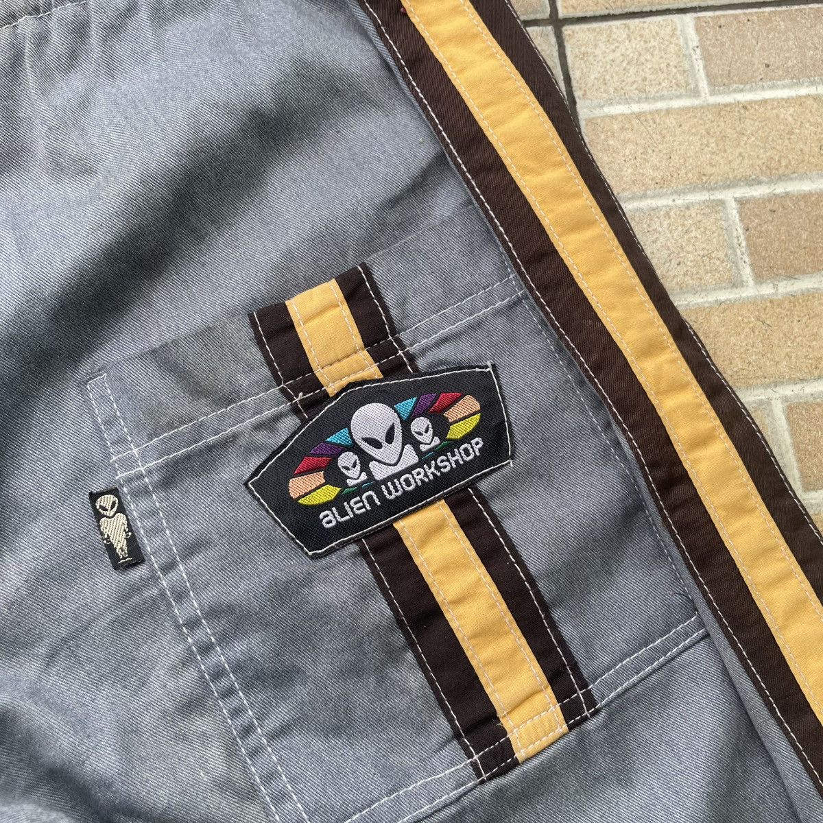 Alien Workshop 90’s Y2k Allien Workshop Distressed Pants Vintage Size US 36 / EU 52 - 3 Thumbnail
