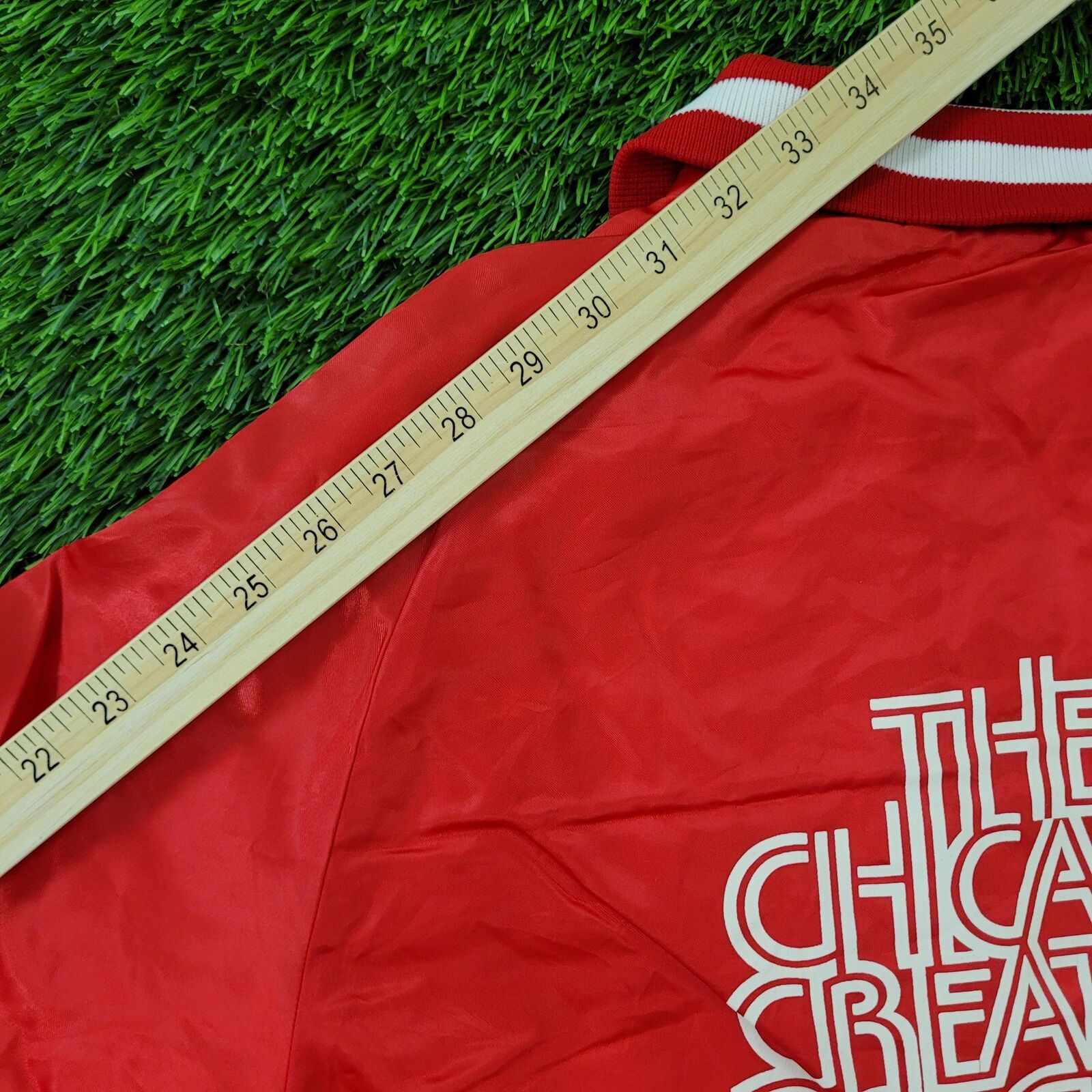 Vintage Vintage 80s Chicago Directory Club Bomber Jacket M 22x24 Red Size US M / EU 48-50 / 2 - 3 Thumbnail