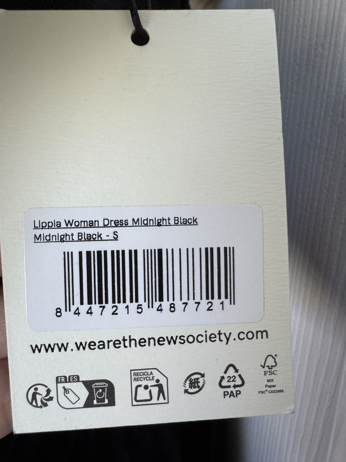 Other The New Society women’s S Lippia black Portuguese cotton lin Size S / US 4 / IT 40 - 6 Thumbnail