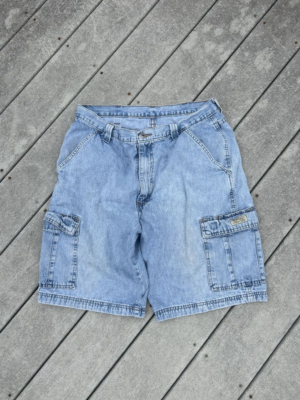 Vintage × Wrangler Vintage wrangler carpenter jean shorts Size US 34 / EU 50 - 2 Thumbnail