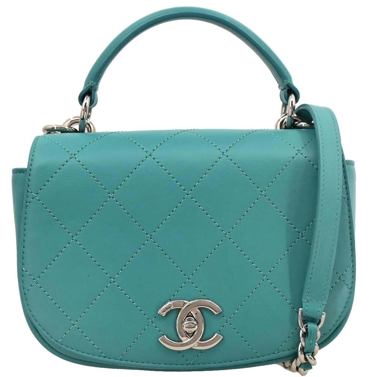 Chanel Chanel Ring My Bag Top Handle Bag Stitched Calfskin Size ONE SIZE - 1 Thumbnail