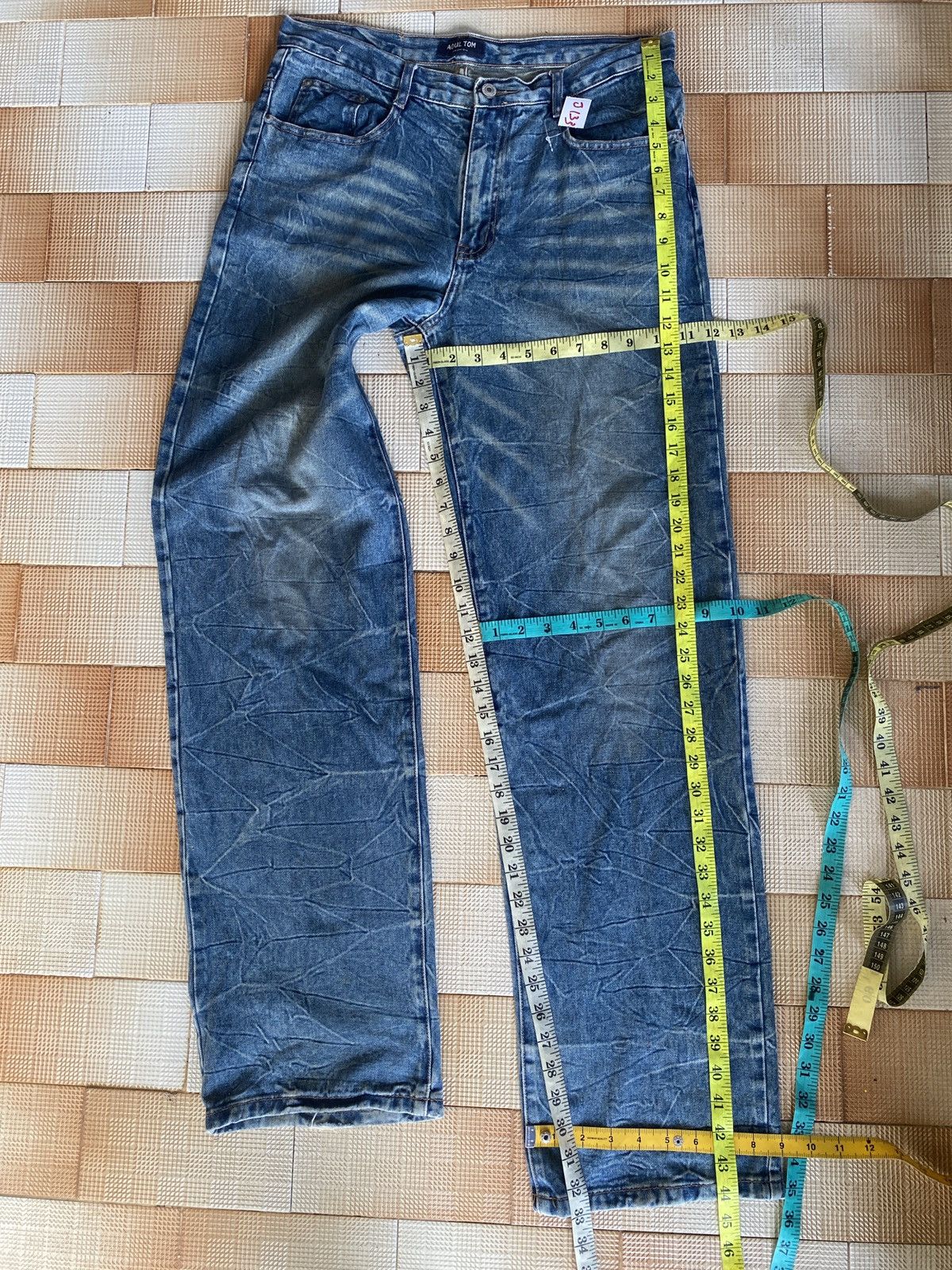 Hysteric Glamour × PPFM Vintage aoul tom honey cone regular cut denim Size US 32 / EU 48 - 17 Thumbnail