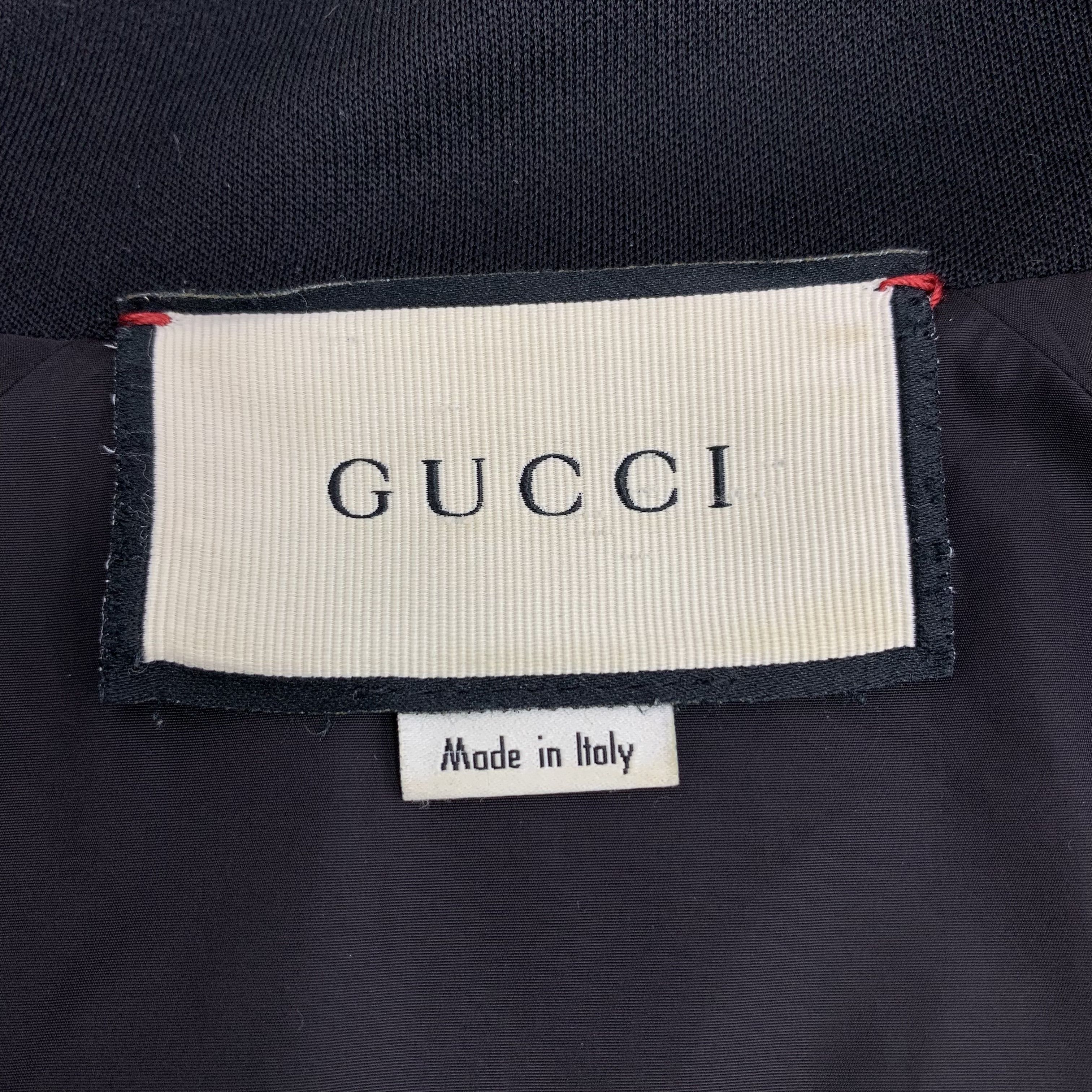 Gucci Gucci Side Stripe Logo Zip Jacket Black (M) Size US M / EU 48-50 / 2 - 5 Thumbnail