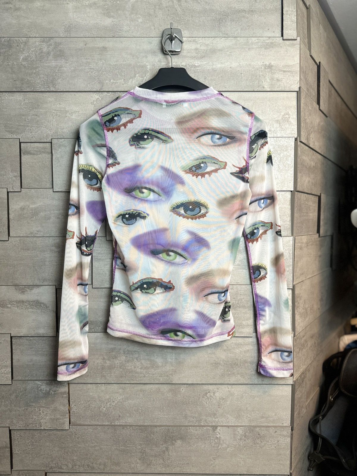 JW Anderson JW Anderson Printed long sleeved mesh top Size S / US 4 / IT 40 - 2 Thumbnail