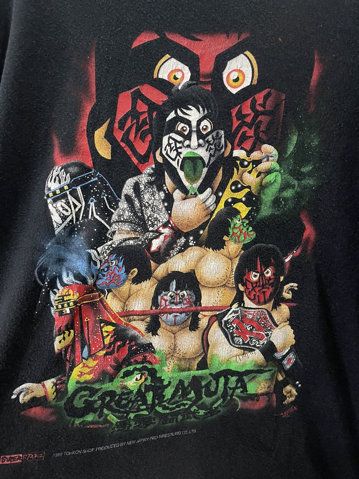Japanese Brand × Vintage × WCW/nWo Vtg 1992 Wrestling GREAT MUTA Keiji Mutoh NJPW ❗️❗️❗️ Size US XL / EU 56 / 4 - 2 Thumbnail