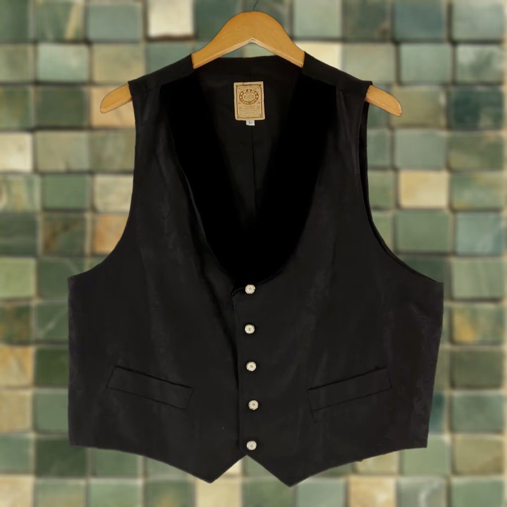 Vintage Wahmaker Vest Western Gambler True West Black Mens L Wah Maker Wahmaker Vest True West Fancy Western Gambler Black Mens L Size US L / EU 52-54 / 3 - 1 Thumbnail