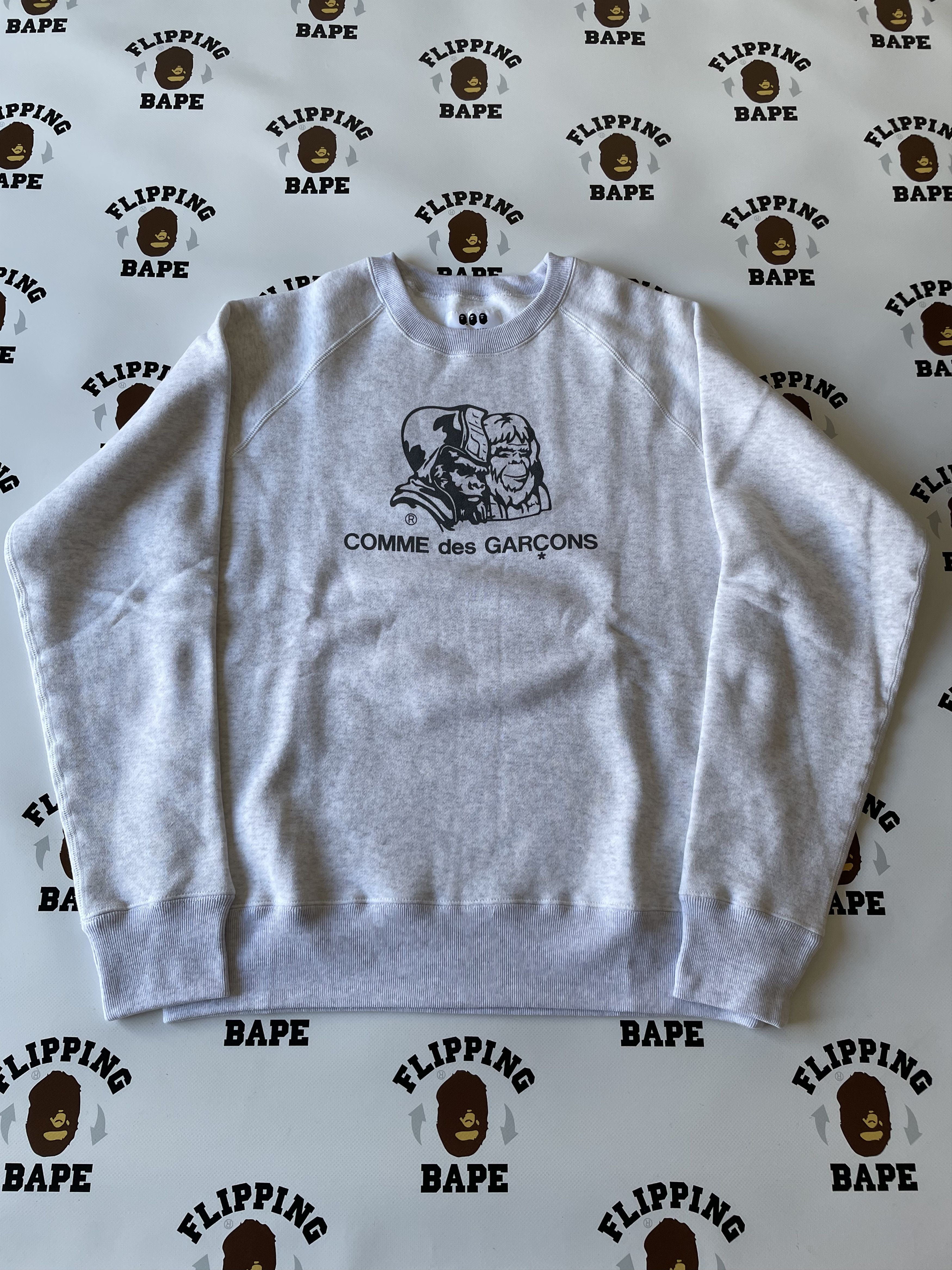 Bape × Comme des Garcons BAPE X CDG OSAKA REVERSIBLE CREWNECK  