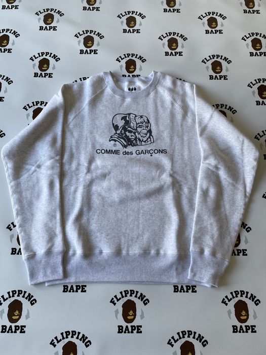 Bape BAPE X CDG OSAKA REVERSIBLE CREWNECK | Grailed