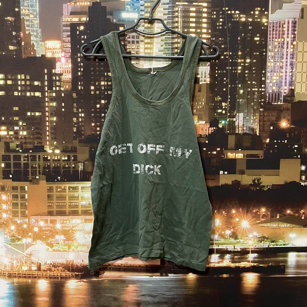 Band Tees OPIUM TANK TOP HUMOR GET OFF MY DICK PENIS FADE PORNO STAR Size US M / EU 48-50 / 2 - 1 Thumbnail