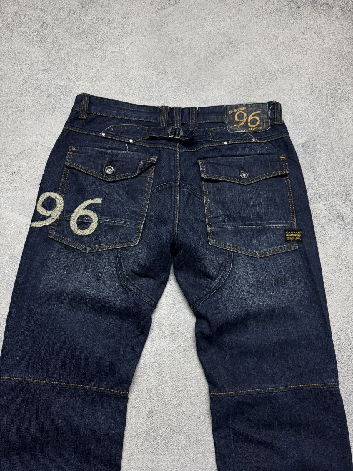 G-Star Vintage Y2k G Star Denim Jeans Big Logo 96 Size US 32 / EU 48 - 4 Thumbnail