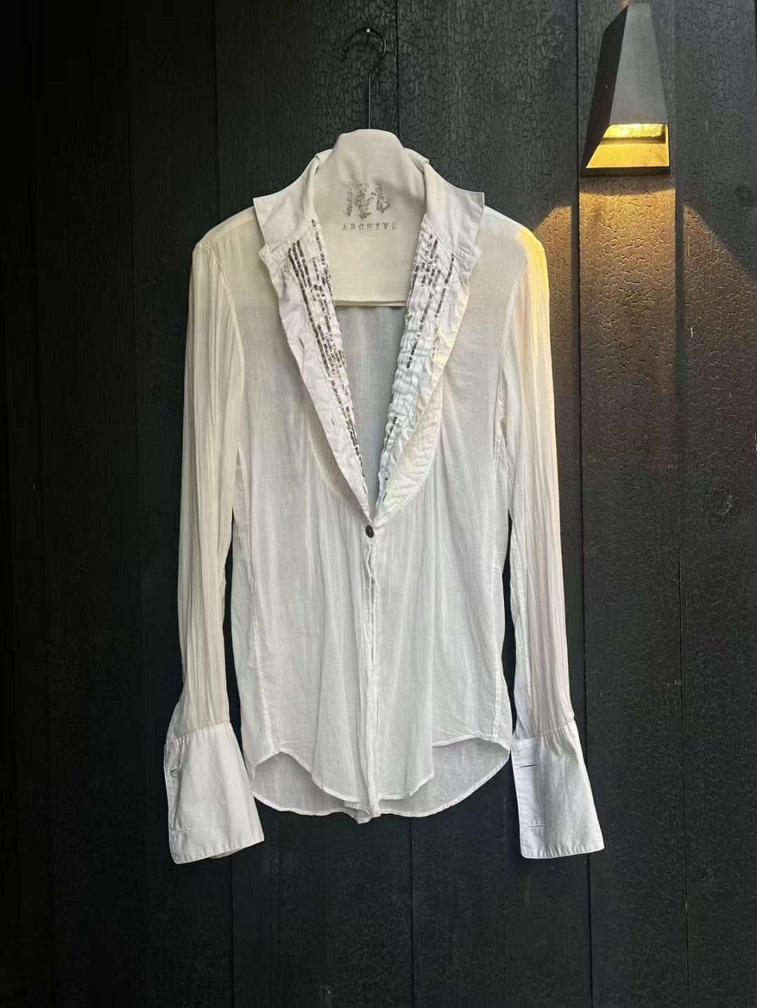 If Six Was Nine ifsixwasnine Sequin-panel shirt-yw Size US M / EU 48-50 / 2 - 4 Thumbnail