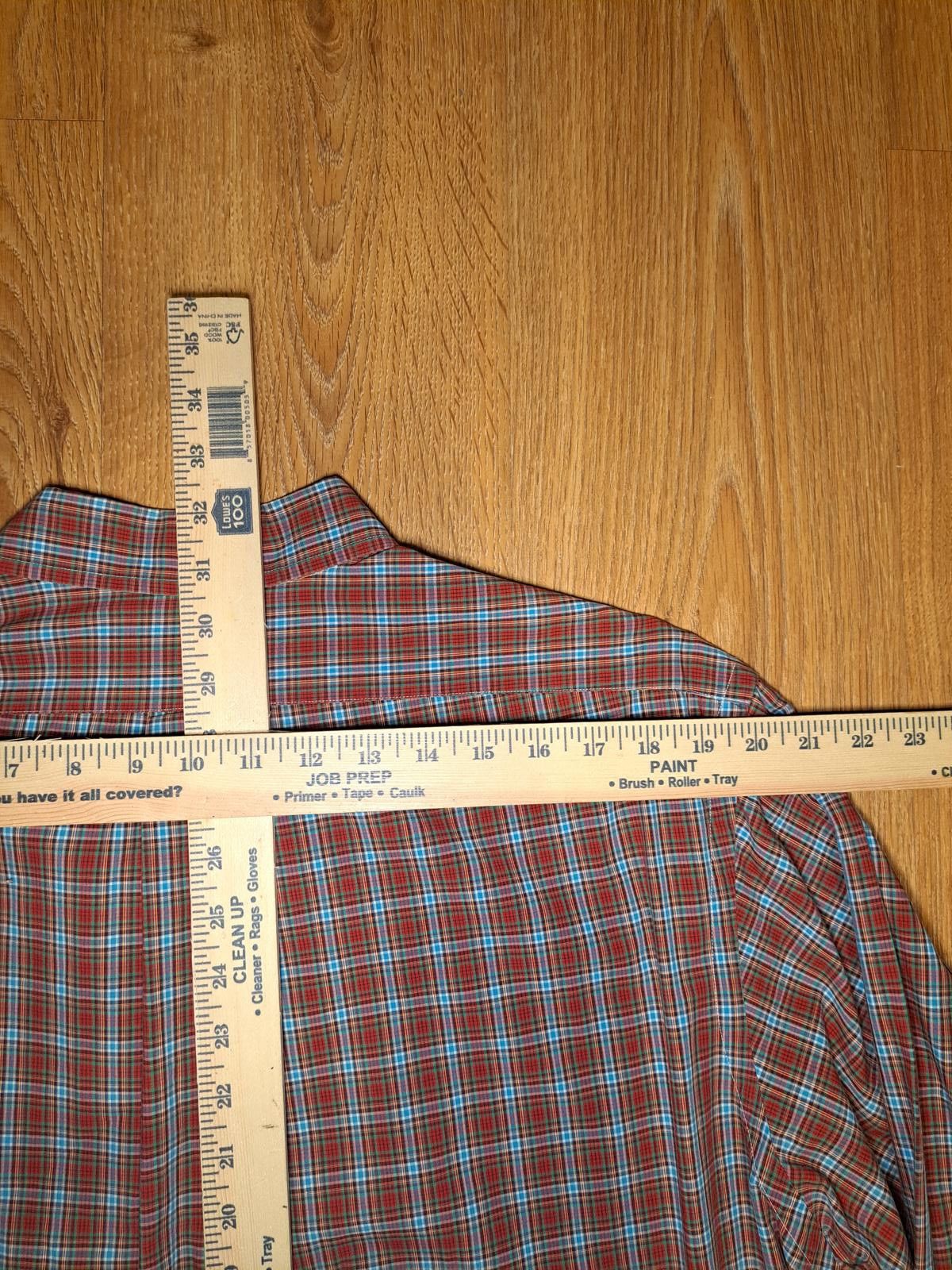 Polo Ralph Lauren VINTAGE Polo Ralph Lauren Dress Shirt Mens XXL Red Plaid Size US XXL / EU 58 / 5 - 7 Thumbnail