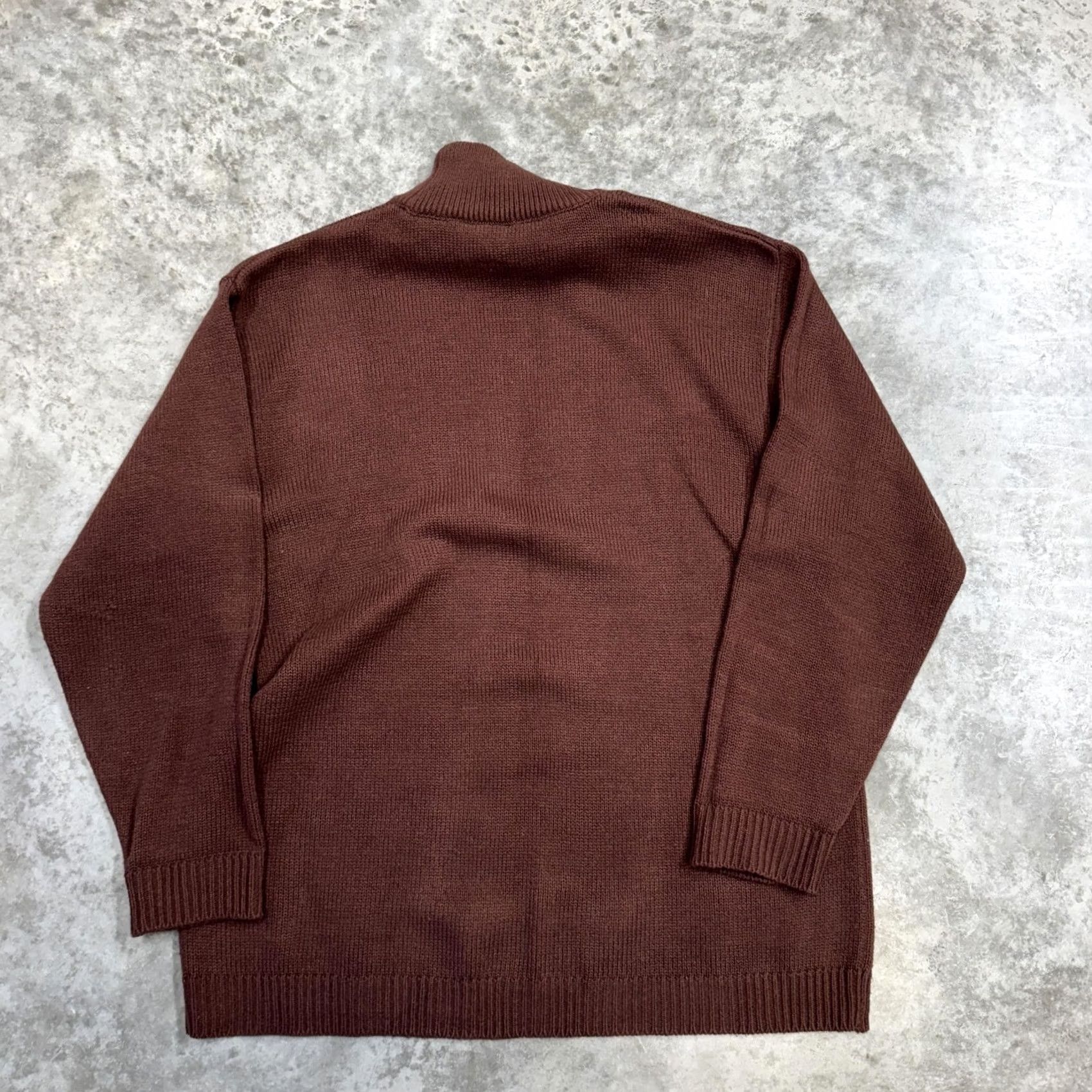 Southpole Southpole Sweater Mens Medium Brown Turtleneck Knit Pullover Long Sleeve Solid Size US M / EU 48-50 / 2 - 3 Thumbnail