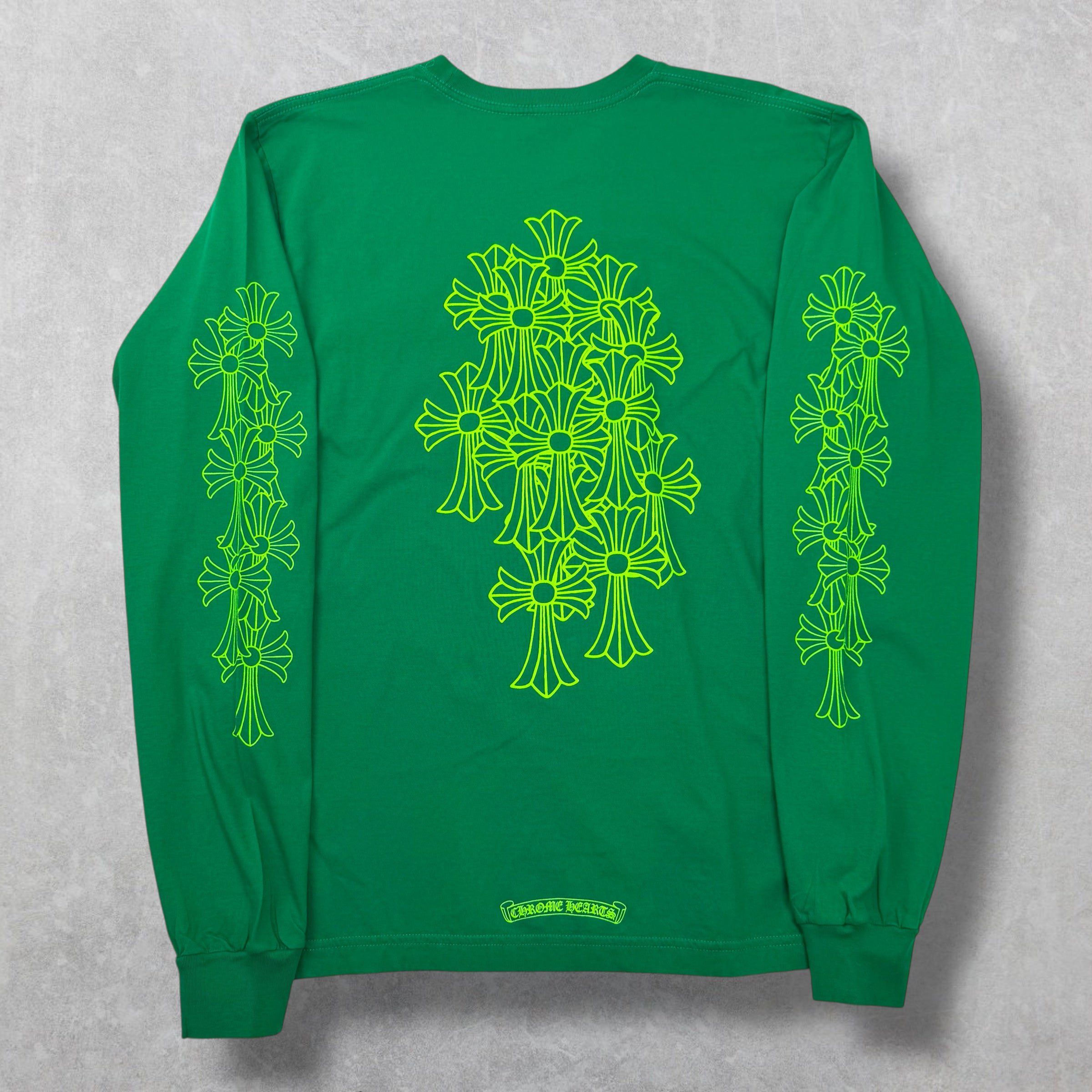 Chrome Hearts Chrome Hearts Kelly Green Cemetery L/S L Size US L / EU 52-54 / 3 - 1 Thumbnail