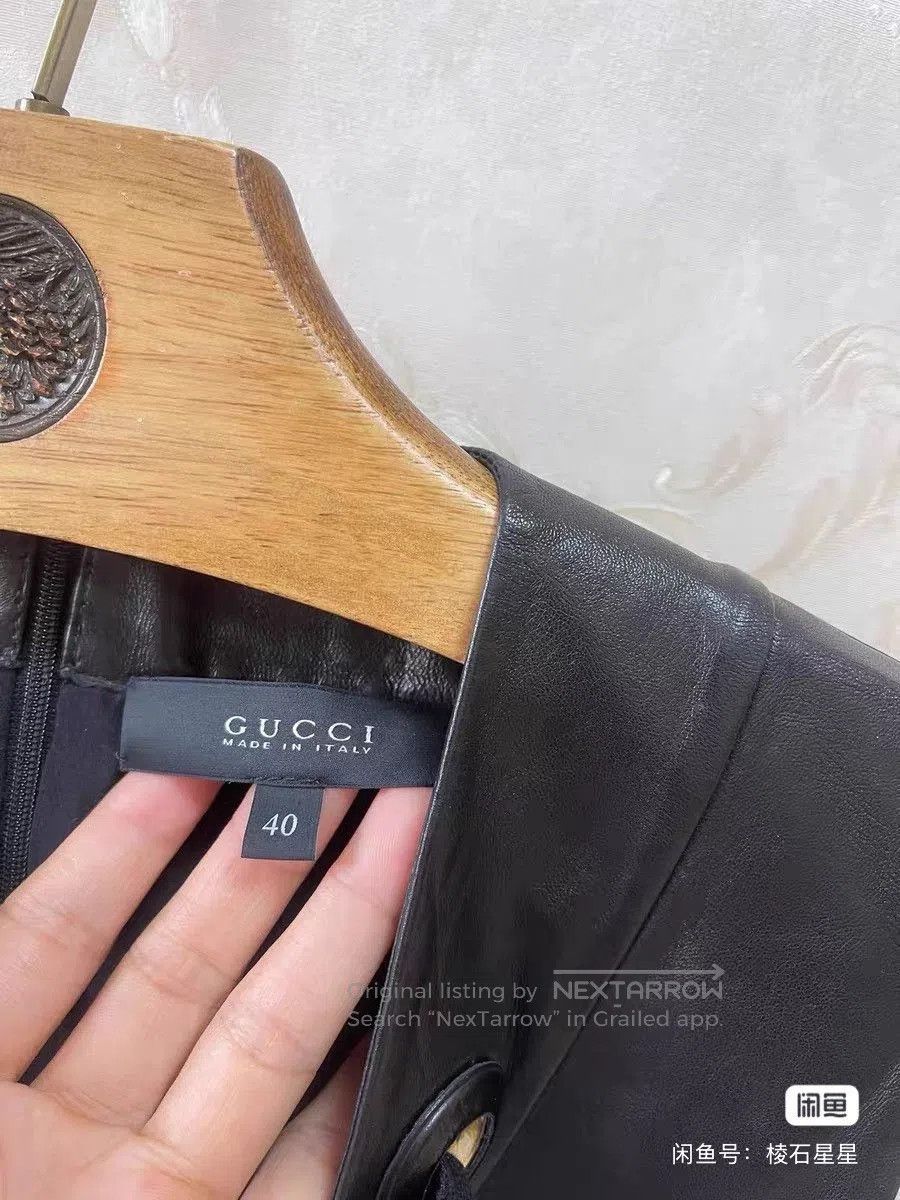 Gucci Gucci Runway Strapped Leather Sleeveless Dress. Size M / US 6-8 / IT 42-44 - 2 Thumbnail