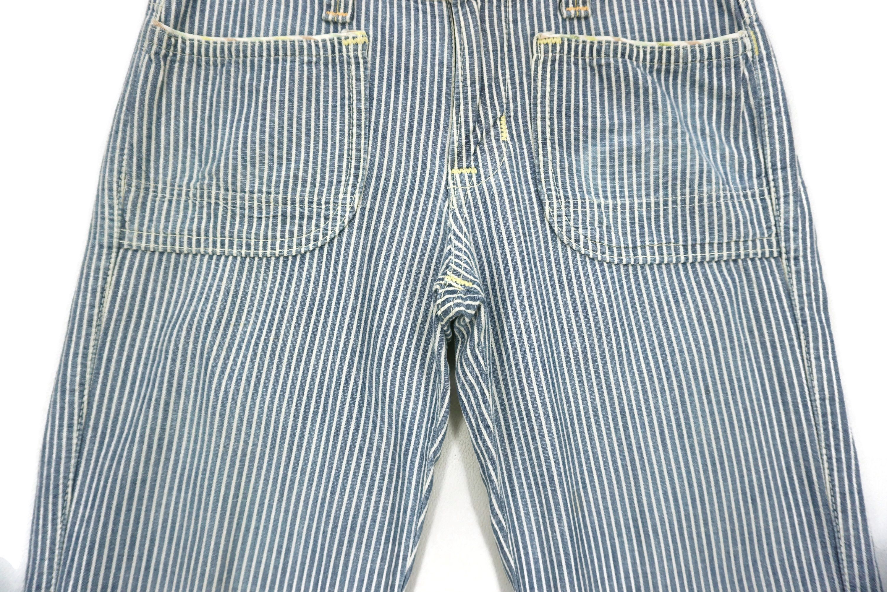 Japanese Brand Miss Edwin Jeans Size 27 fit W30xL31 Banana Fiber Hickory Size 27" / US 4 / IT 40 - 6 Thumbnail
