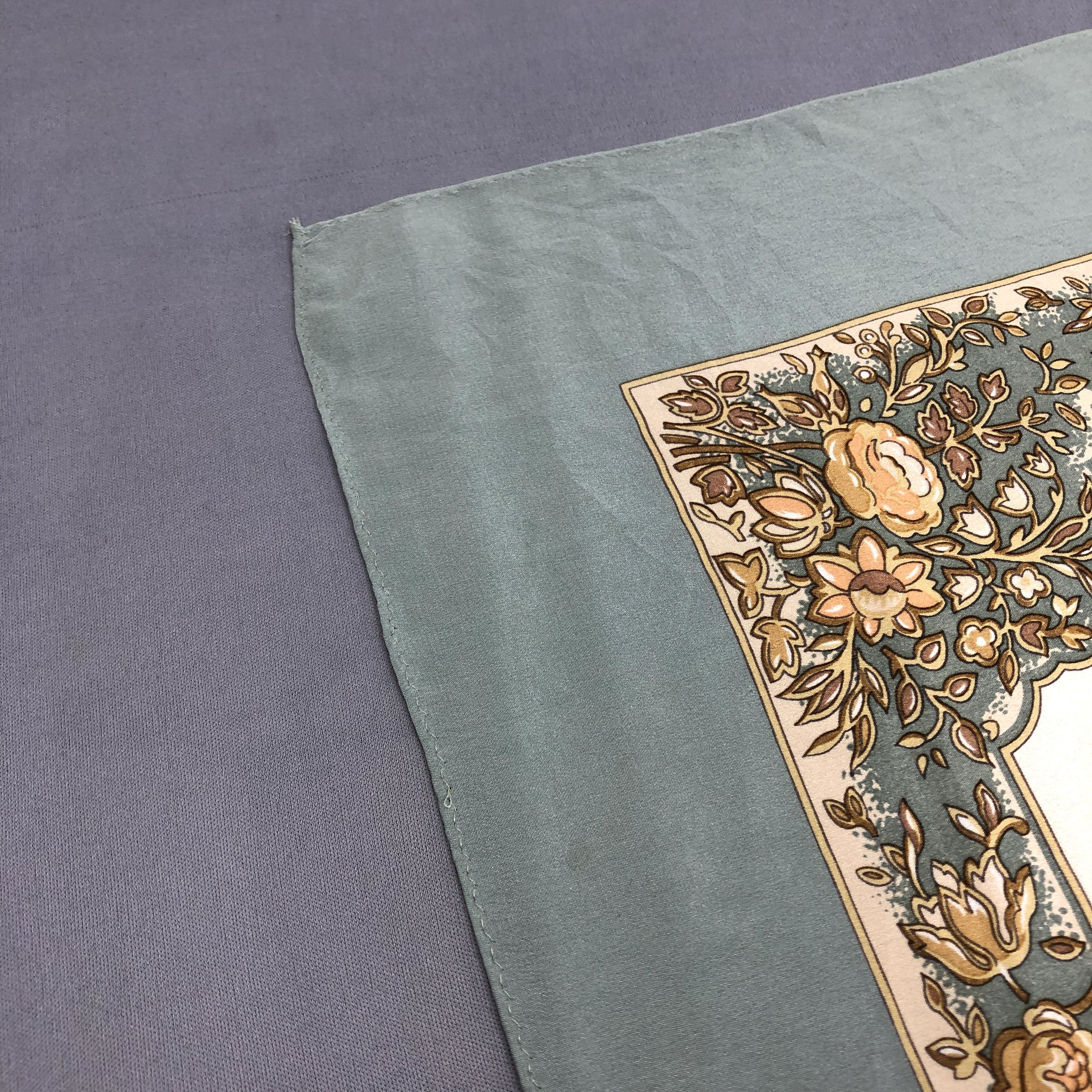 Aquascutum × Vintage Vintage Aquascutum SILK Scarf Twill Stole Wraps Scarves Size ONE SIZE - 19 Thumbnail