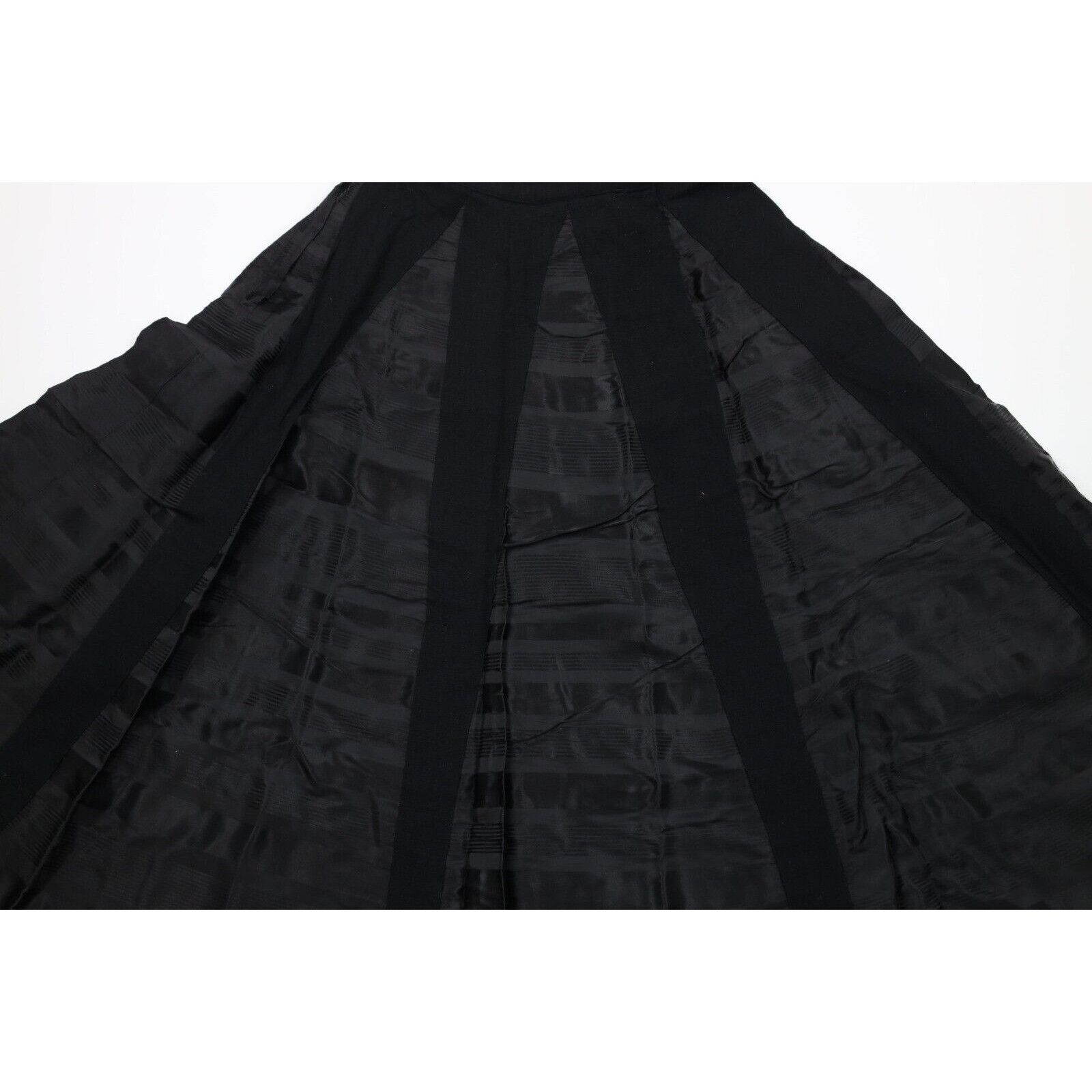 Vintage Vintage 60s 70s Streetwear Wool Satin Striped Skirt Size 24" / US 00 / IT 34 - 11 Thumbnail