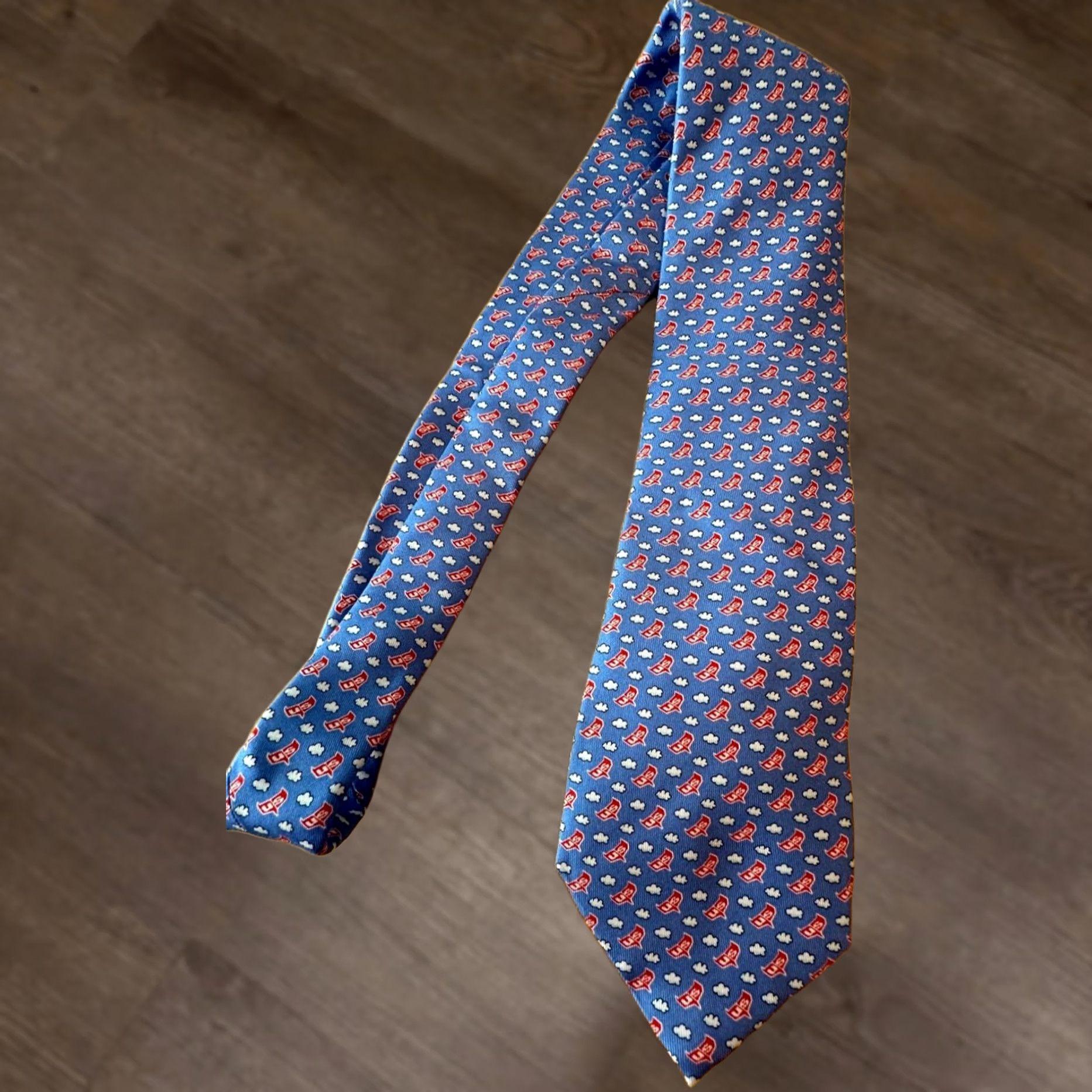 Vineyard Vines Custom Collection Us Bank Logo Mens 3.5" Silk Tie Silk Multicolor Tie Mens, Men's
