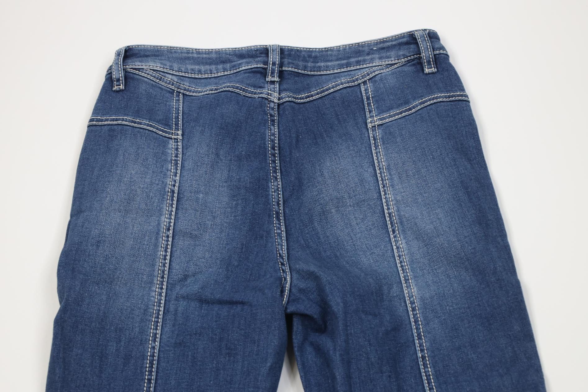 Vintage Vintage Y2K Western Babydoll Bell Bottoms Denim Jeans Blue Size 30" / US 8 / IT 44 - 12 Thumbnail