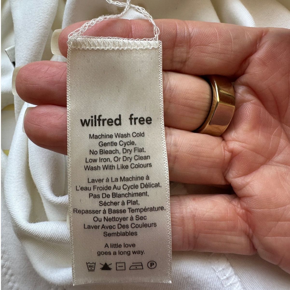 Other Wilfred Free White UNeck Bodysuit XS Minimalist Thin Stretch Size XS / US 0-2 / IT 36-38 - 9 Thumbnail