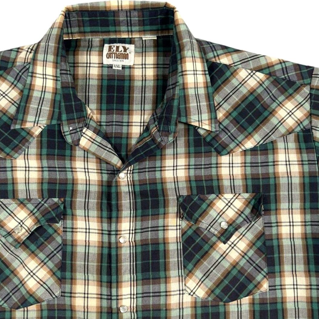 Vintage VINTAGE Ely Cattleman Western Shirt Adult 2XL XS? No Size US L / EU 52-54 / 3 - 2 Thumbnail