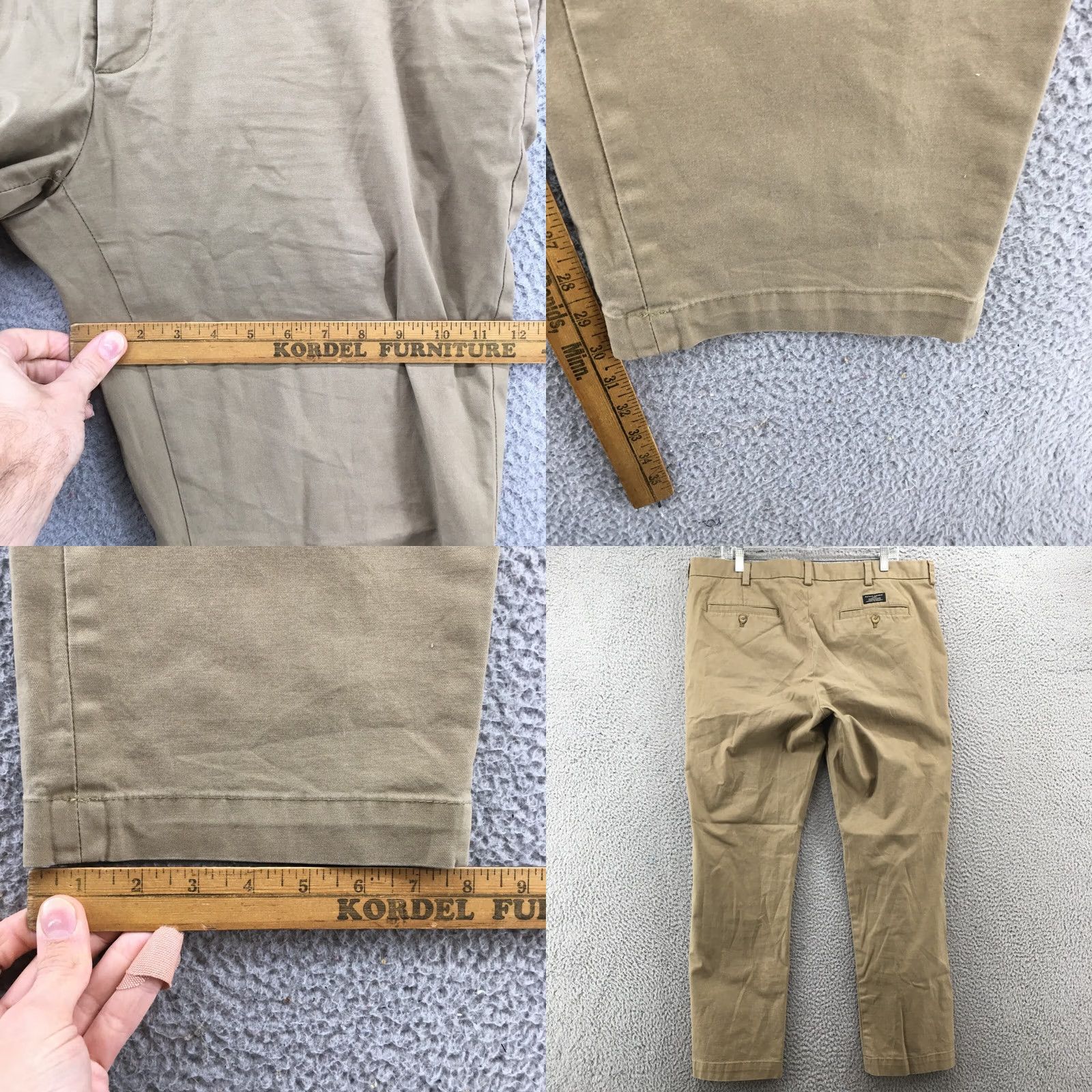 Banana Republic Banana Republic Aiden Chino Pants Womens 38 Beige High Rise Zip Size 26" / US 2 / IT 38 - 8 Thumbnail