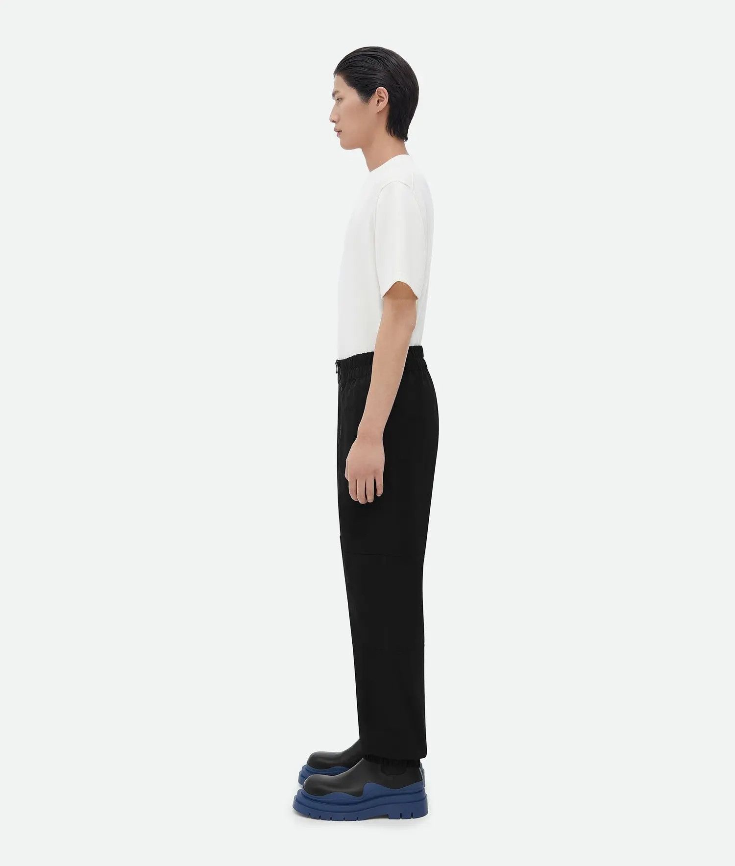 Bottega Veneta o1loc1c0325 728069 Zipped Nylon Pant in Black Size US 36 / EU 52 - 2 Thumbnail