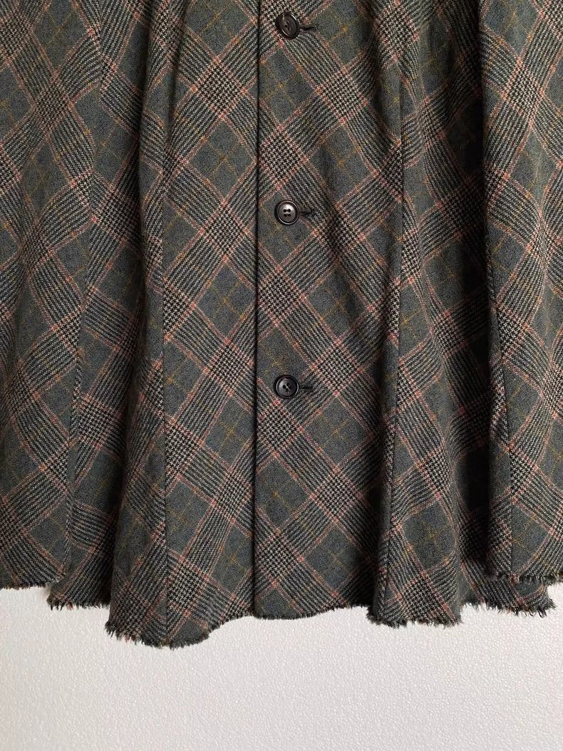 Comme des Garcons Comme Des Garcons size 均码 Plaid wool coat Size S / US 4 / IT 40 - 4 Thumbnail