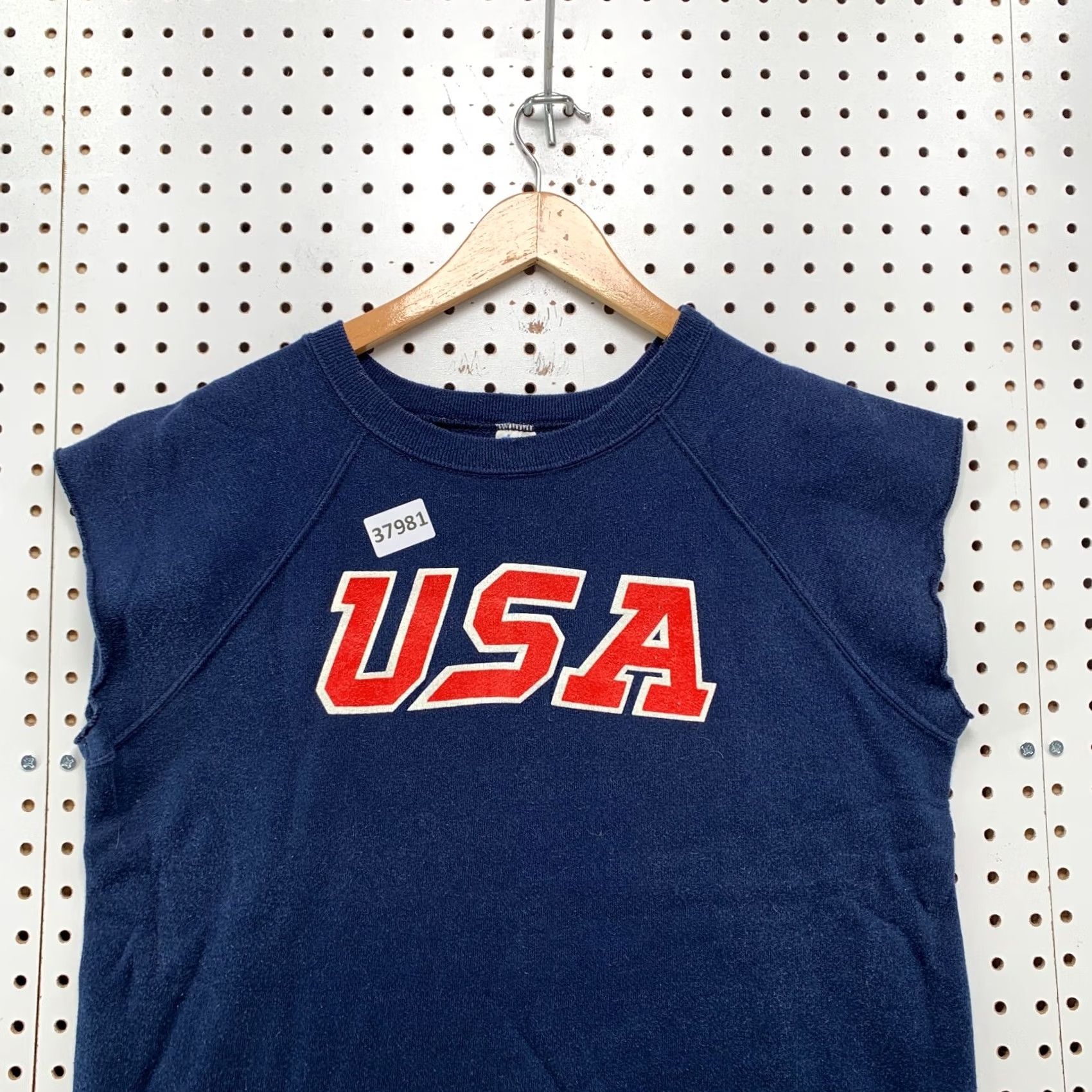 Champion VINTAGE Champion USA Olympics Crewneck Sleeveless Sweatshirt Mens L Blue 80s Size US L / EU 52-54 / 3 - 2 Thumbnail