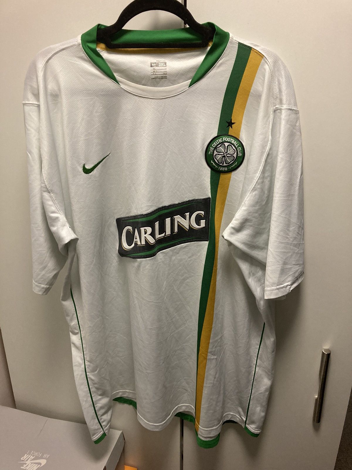 image of Nike x Soccer Jersey Celtic 2004 in White, Men's (Size 2XL)