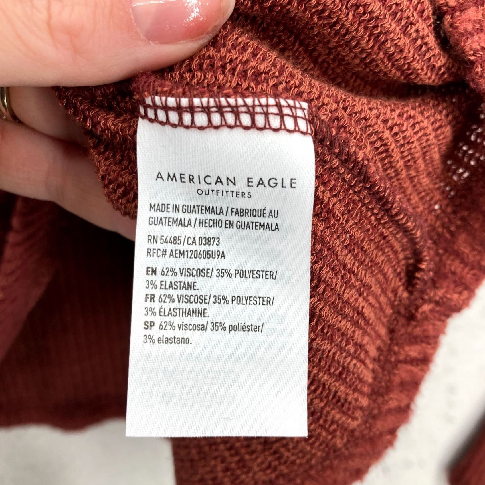 American Eagle Outfitters American Eagle Sweater Cardigan Red Medium Casual Boho Size M / US 6-8 / IT 42-44 - 6 Thumbnail