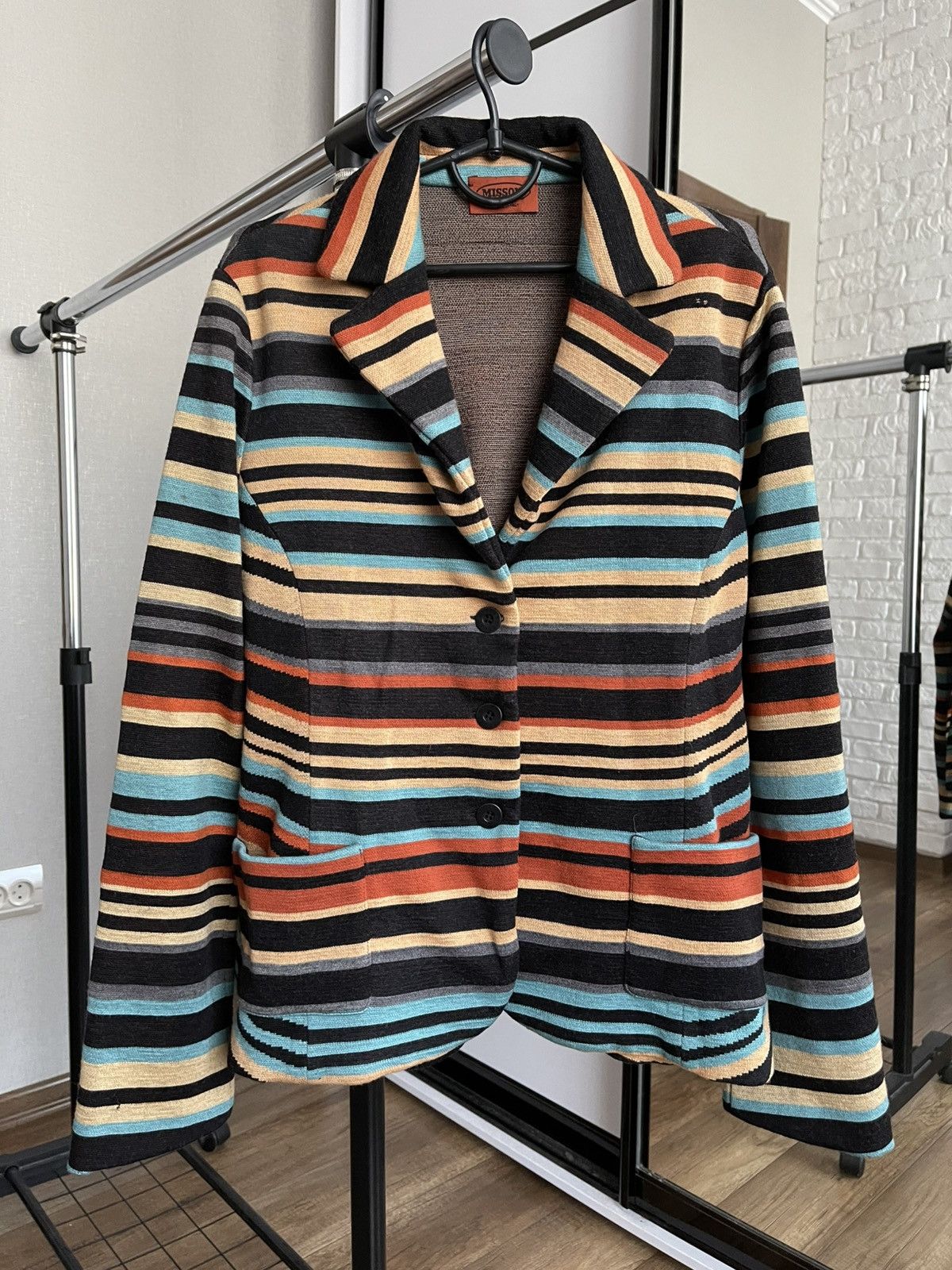 Missoni Missoni Italy Women Wool Jacket Size XL / US 12-14 / IT 48-50 - 1 Thumbnail