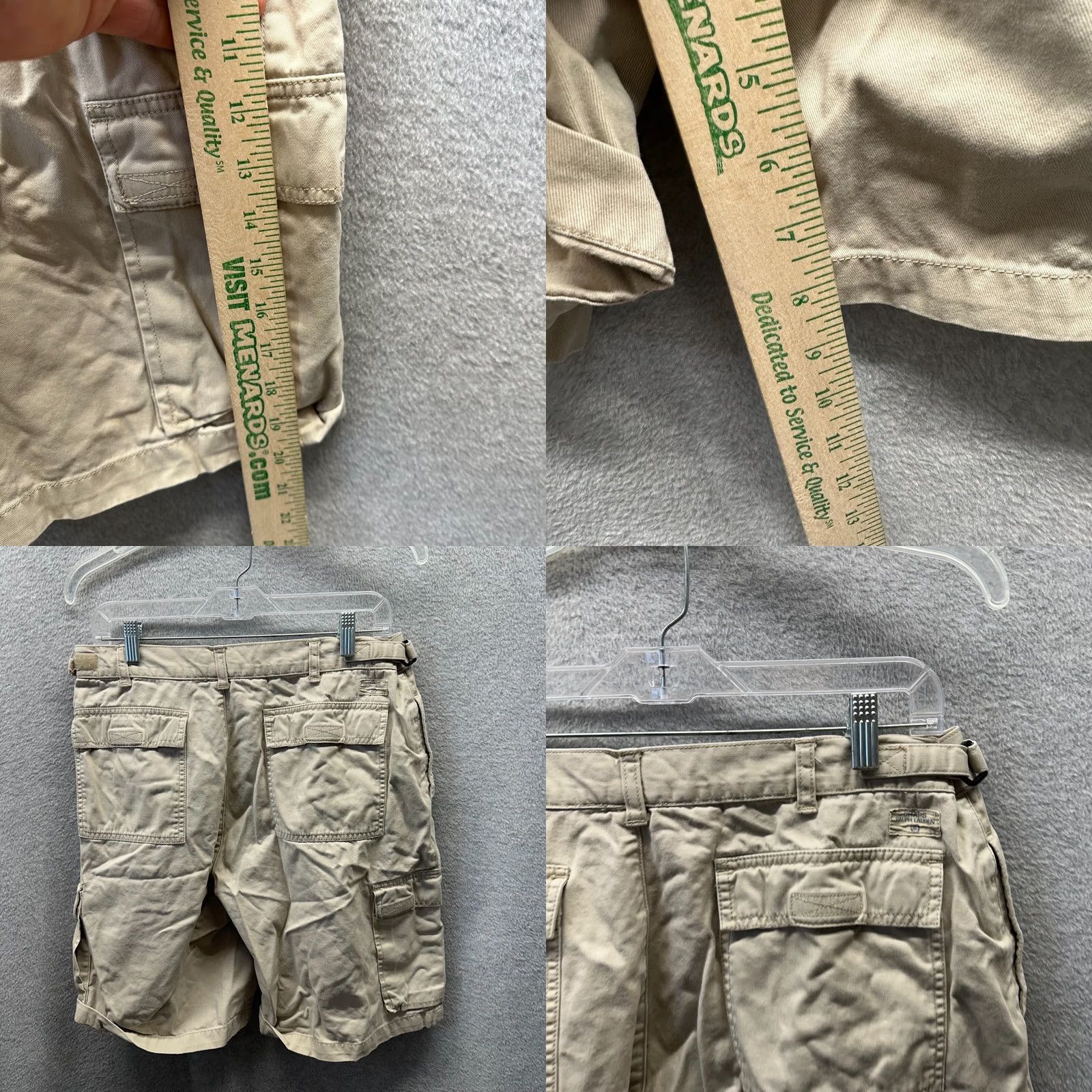 Ralph Lauren VINTAGE Ralph Lauren Cargo Shorts Mens Brown Cotton Relaxed 34 Jeans Polo Size US S / EU 44-46 / 1 - 8 Thumbnail
