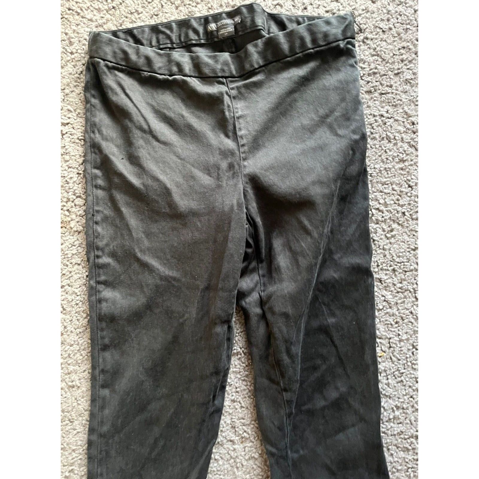 Armani Armani Exchange Pants Women's Small Black Dress Pants Side Zip Inseam 28 Bootcut Workwear Designer Size 26" / US 2 / IT 38 - 2 Thumbnail