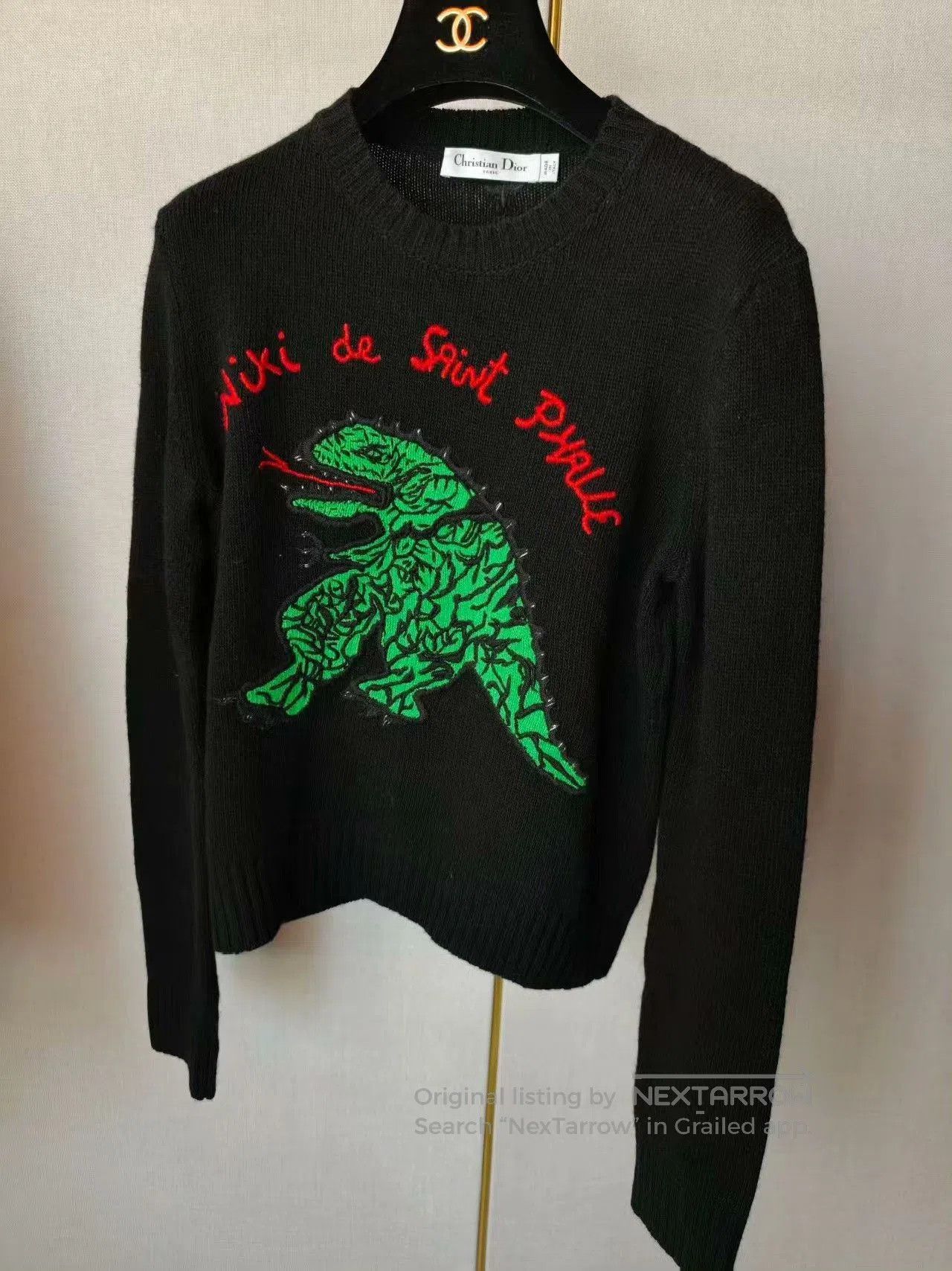 Dior Dior Cashmere Graphic Top. Size M / US 6-8 / IT 42-44 - 1 Thumbnail