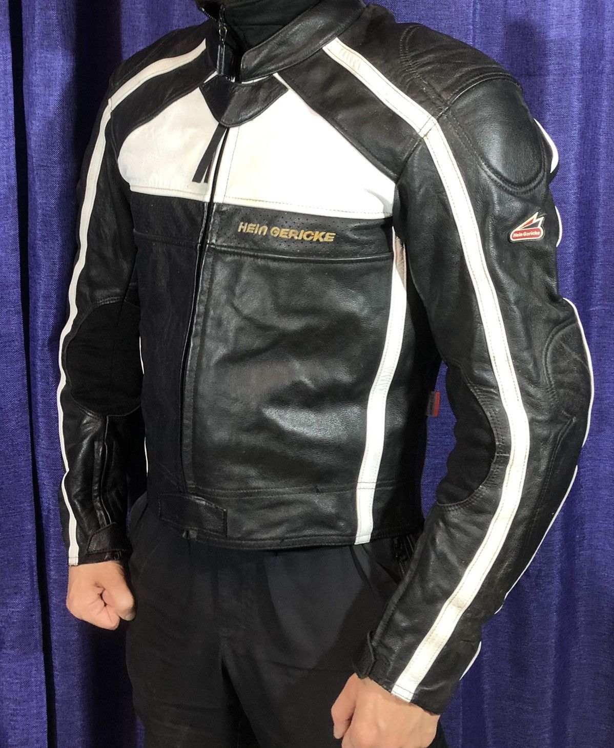 Ferrari × Honda × Yamaha Hain Gericke Motorcycle Leather Jacket Size US S / EU 44-46 / 1 - 1 Thumbnail