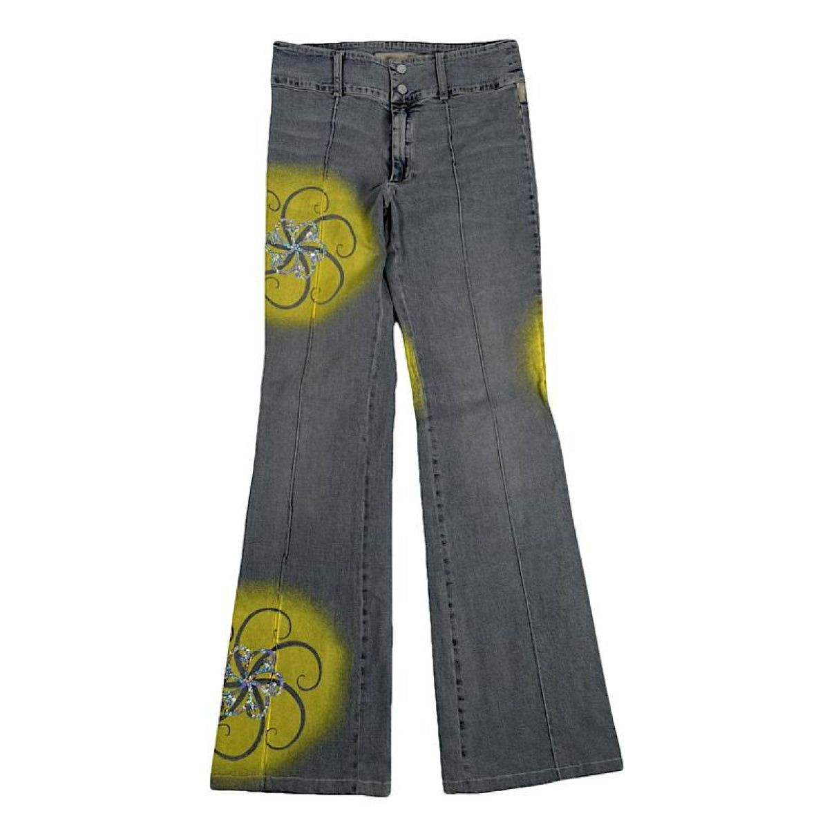 Versace Multicolour Cotton - Elasthane Jean Size 42" / US 20 - 1 Thumbnail