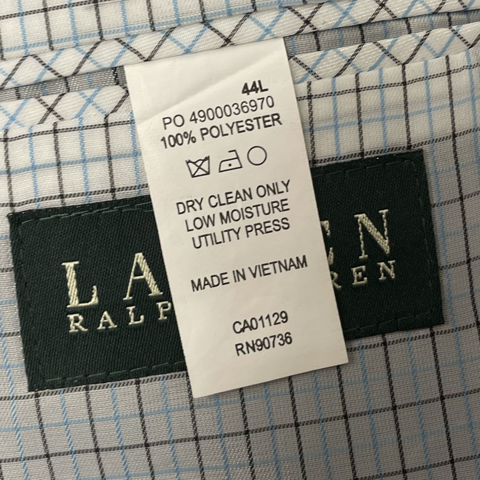 Ralph Lauren Ralph Lauren CHARCOAL Gray Sport Coat MICROFIBER Jacket Size 44L - 9 Thumbnail